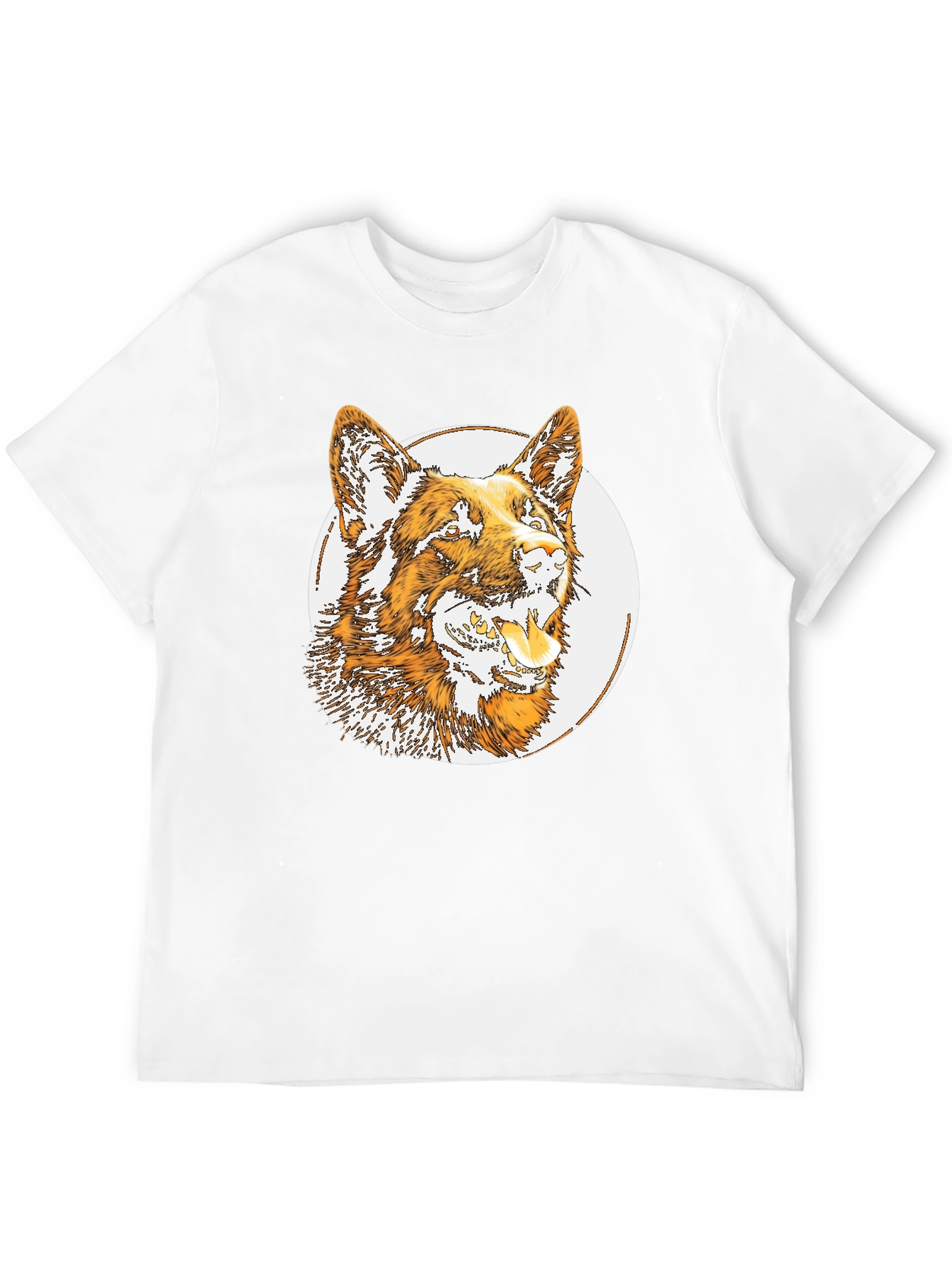 Dog Graphic Tee - Mens Black T-Shirt
