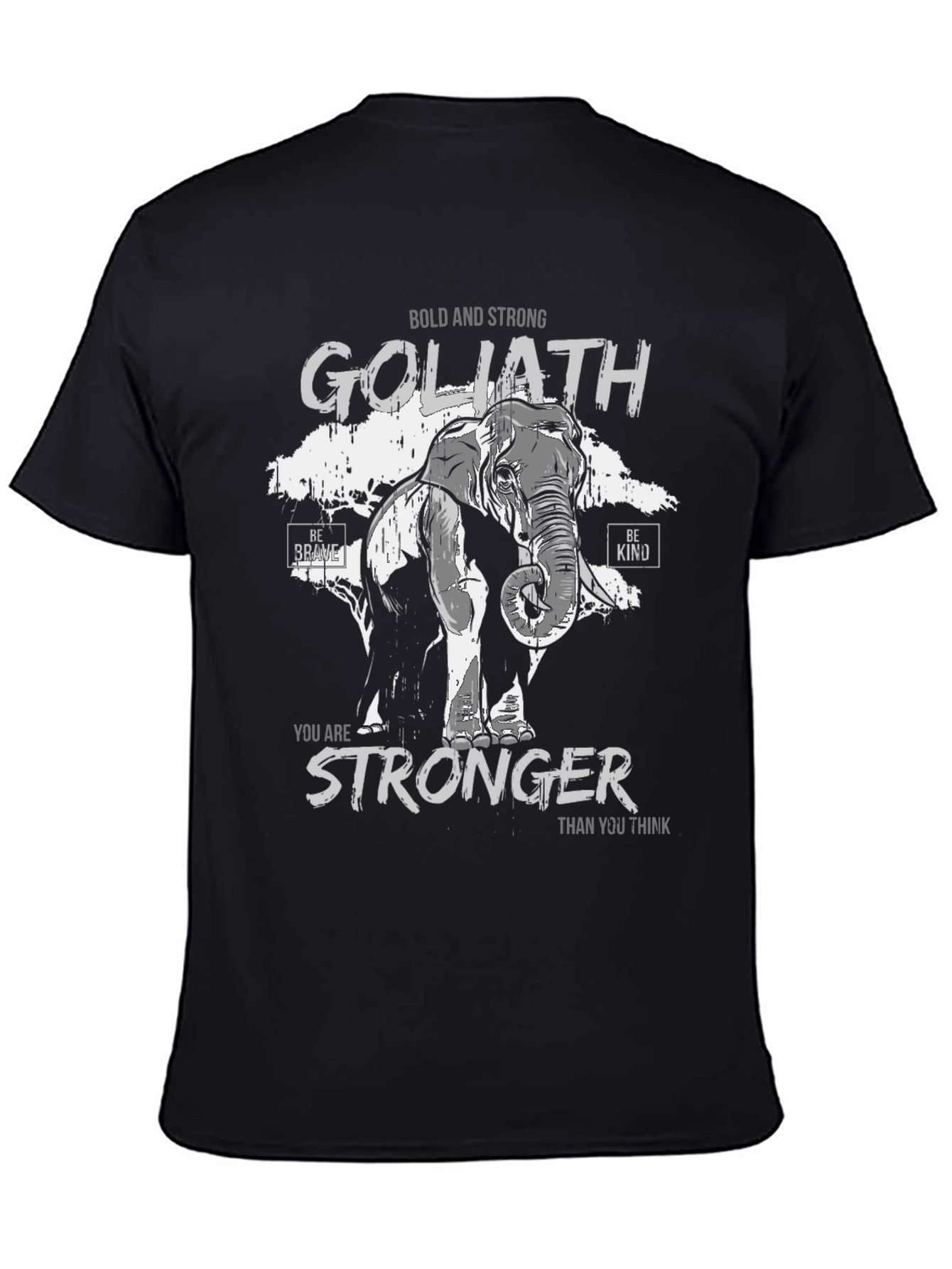 Goliath Elephant Stronger Than You Think Graphic T-Shirt