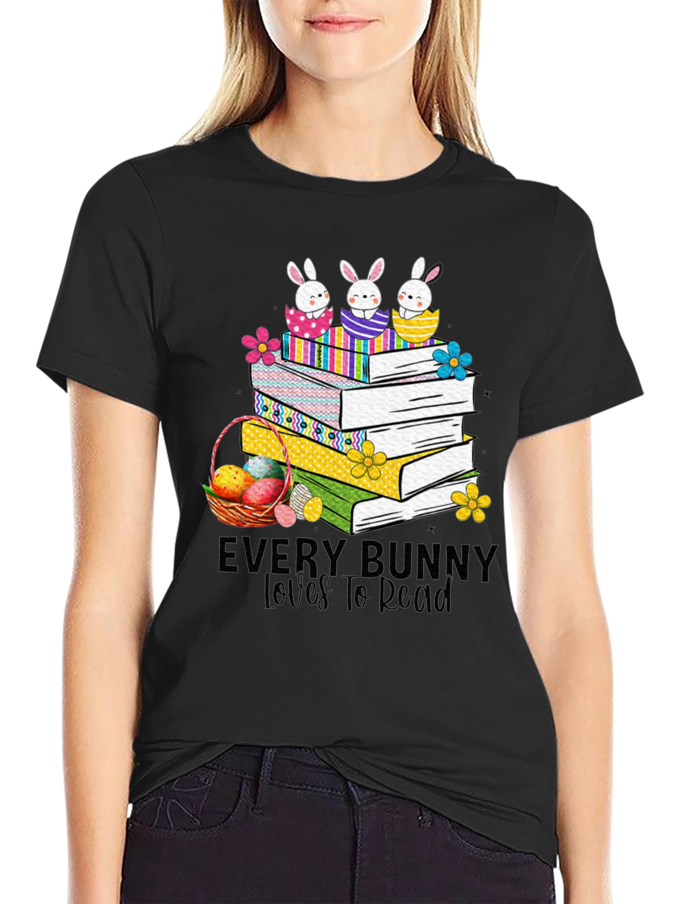 Every Bunny Loves to Read Easter T-Shirt