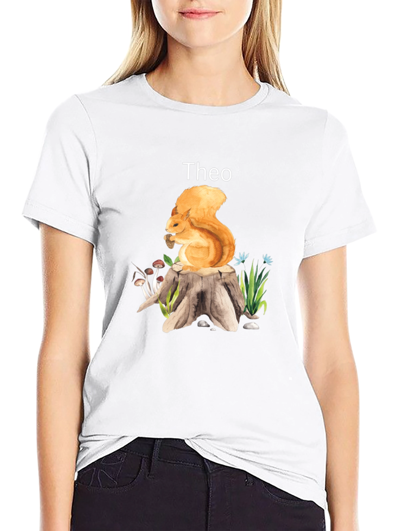 Theo Squirrel Tee - Nature Inspired Gift