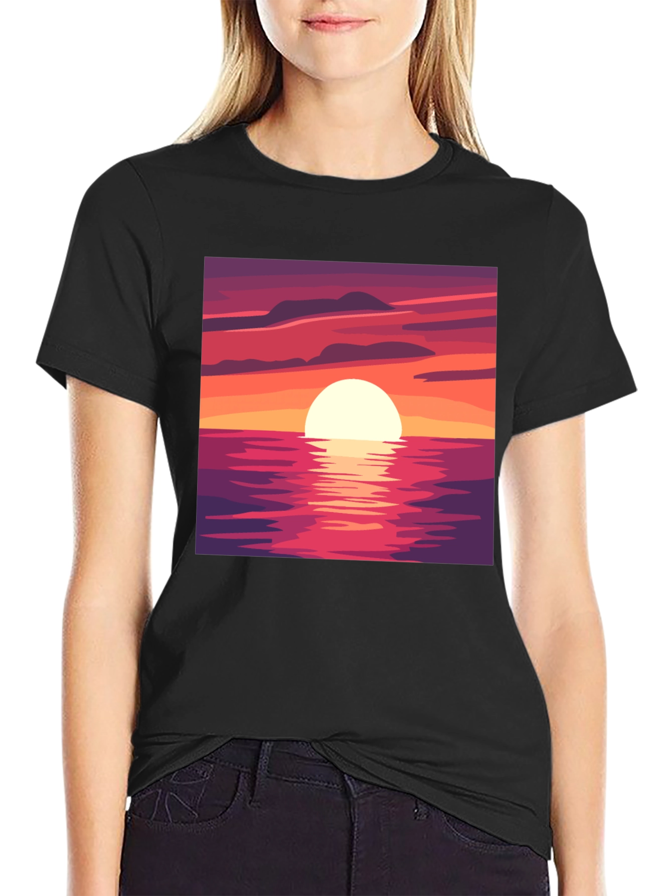 Sunset Graphic T-Shirt - Relaxed Fit