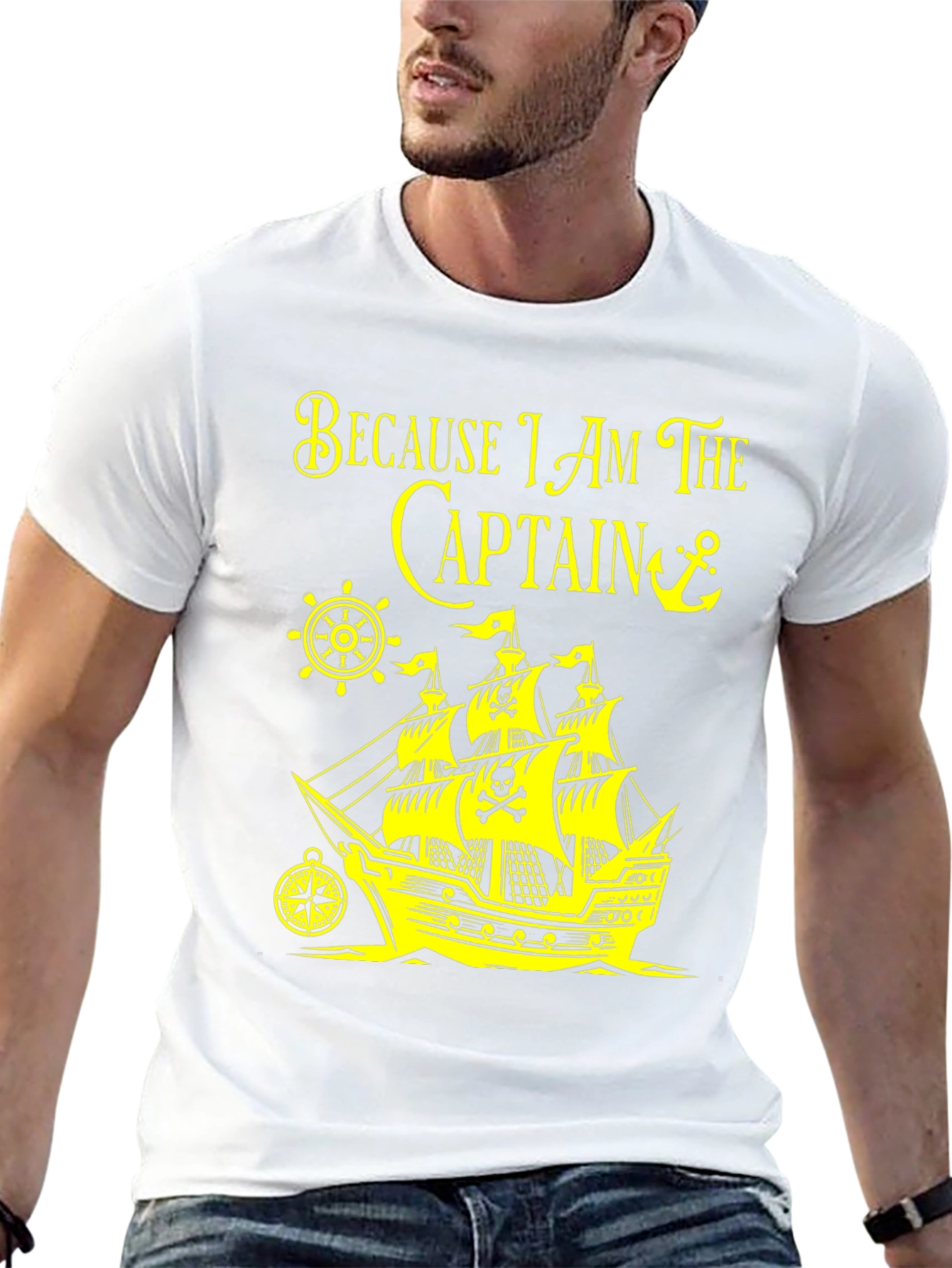 Pirate Captain T-Shirt - Because I Am The Captain!