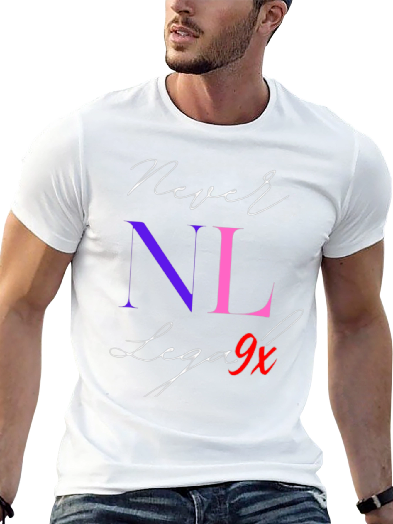 Never NL Lega9x Graphic Tee