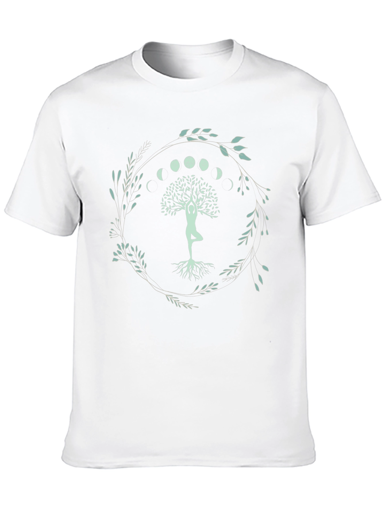 Yoga Tree of Life Moon Phases Graphic Tee