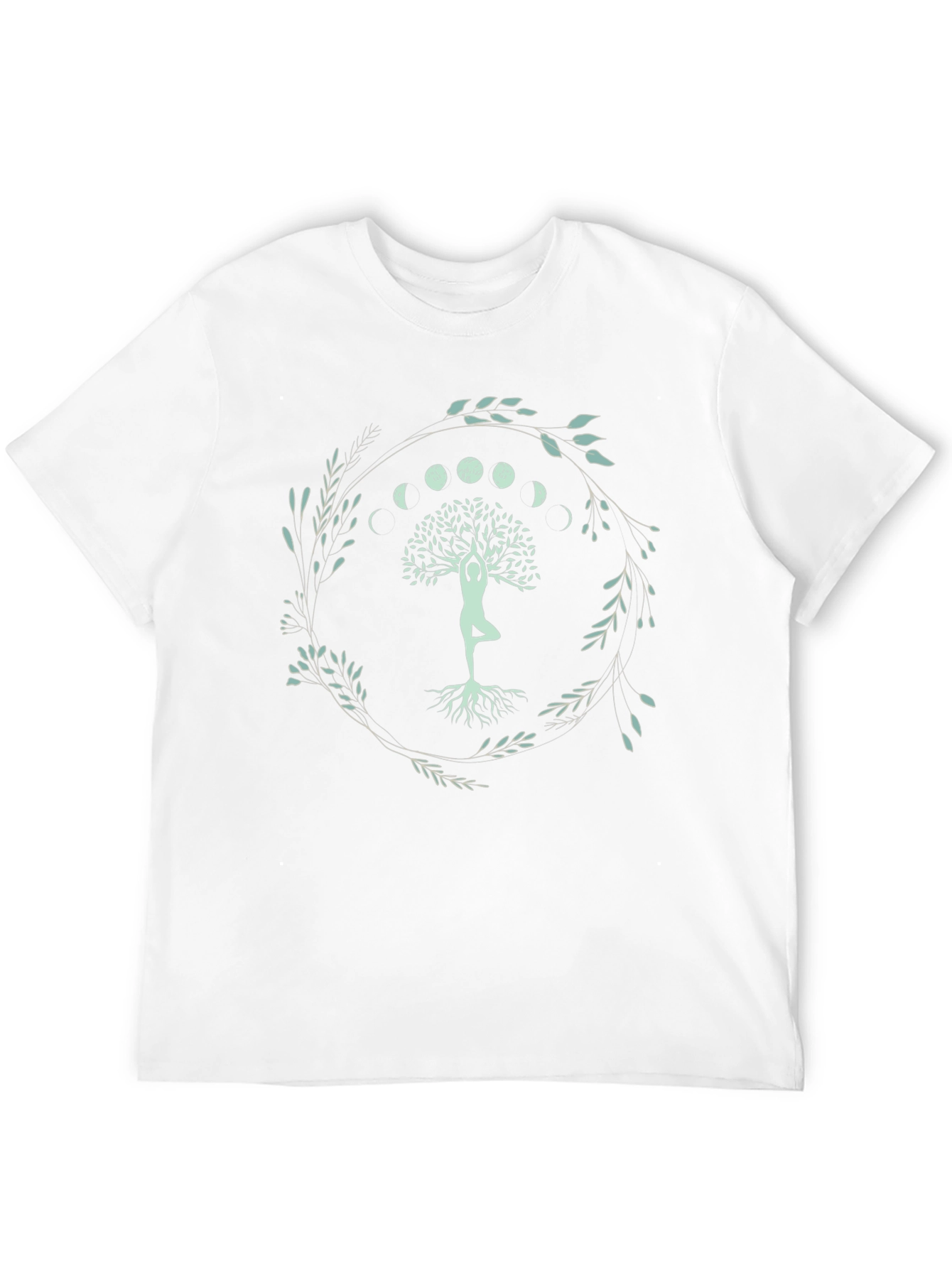 Yoga Tree of Life Moon Phases Graphic Tee