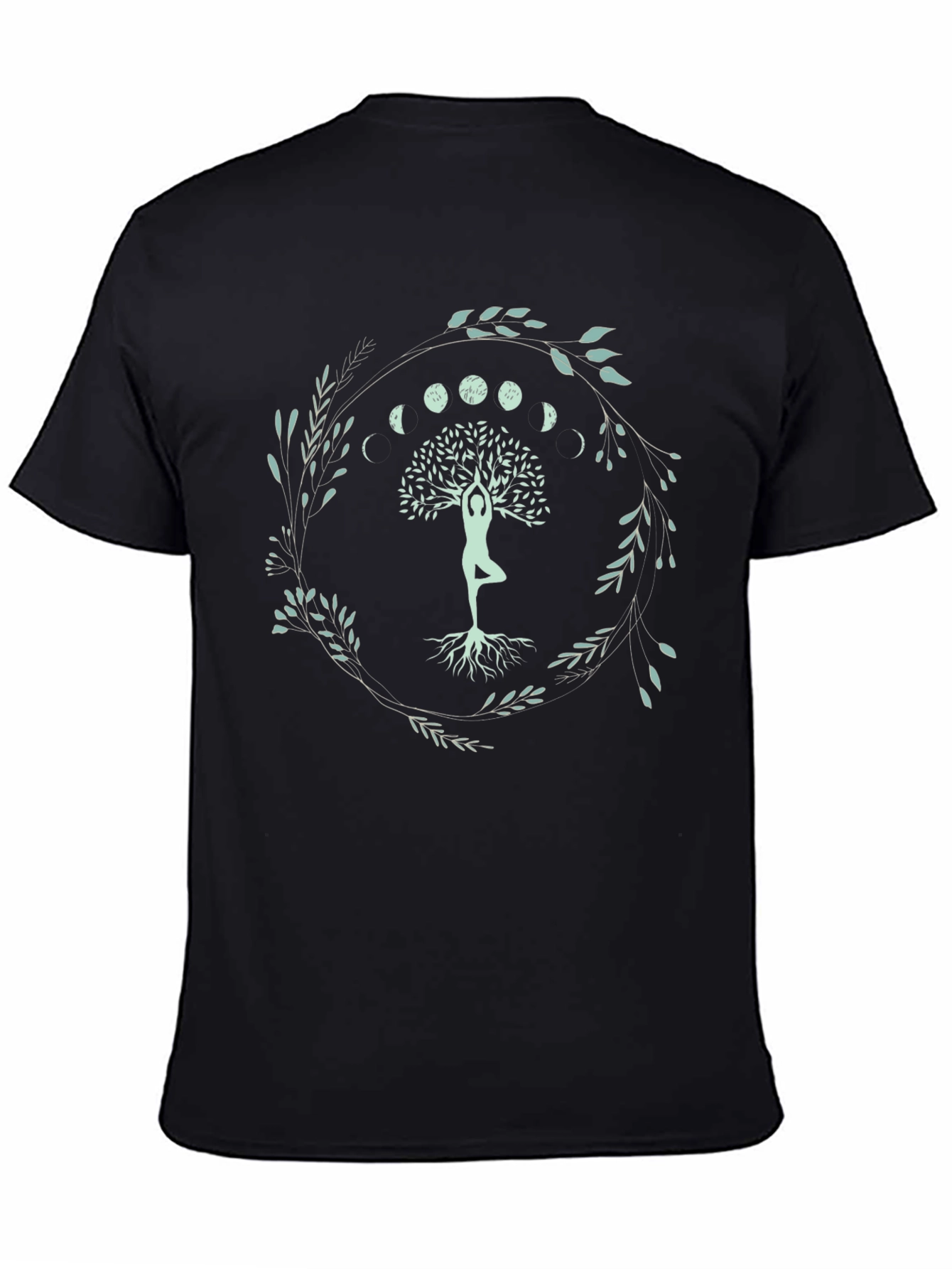 Yoga Tree of Life Moon Phases Graphic Tee