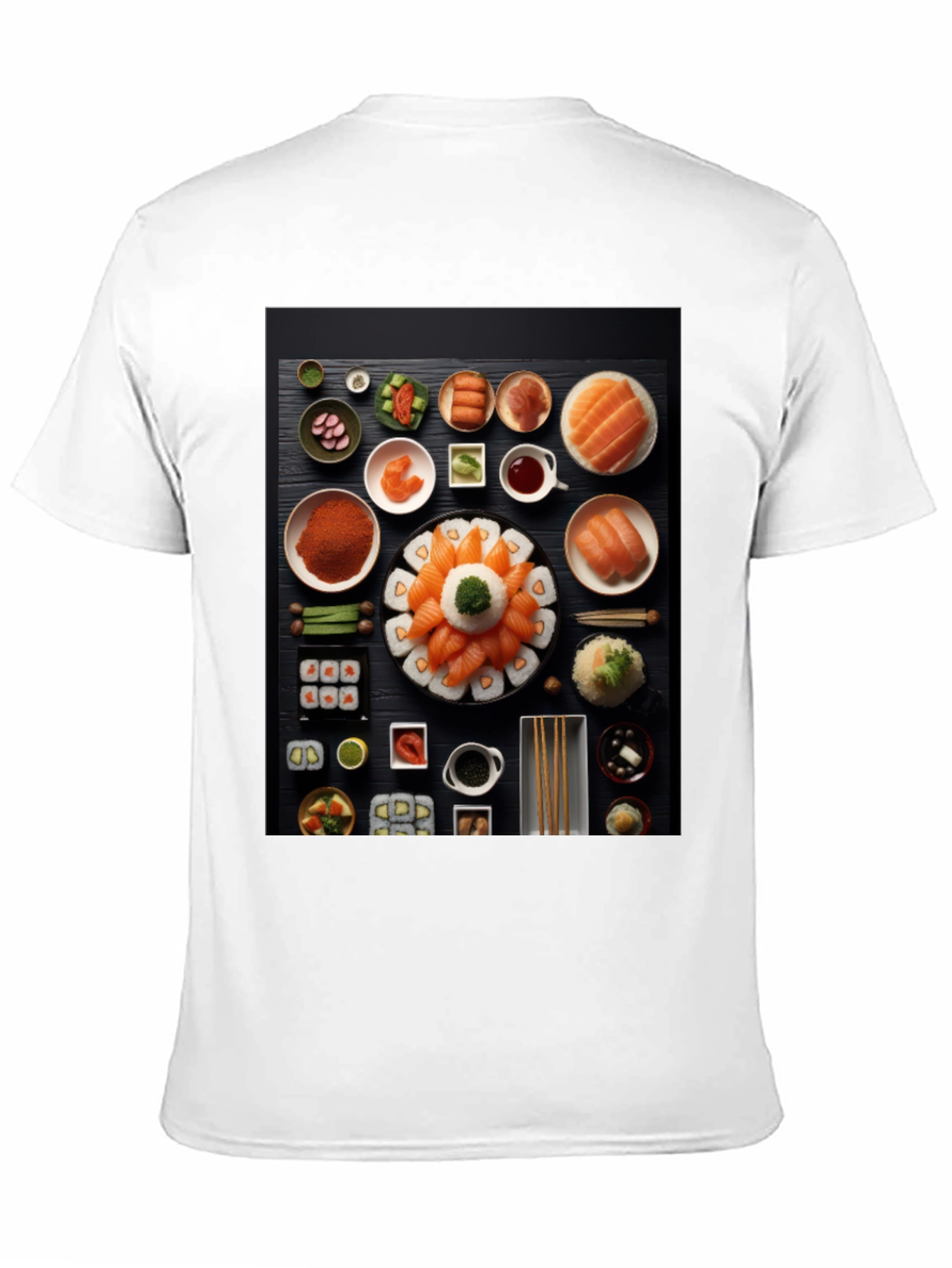 Sushi Lover Black T-Shirt