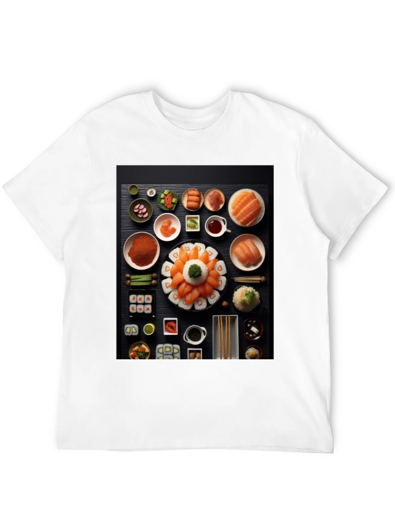 Sushi Lover Black T-Shirt