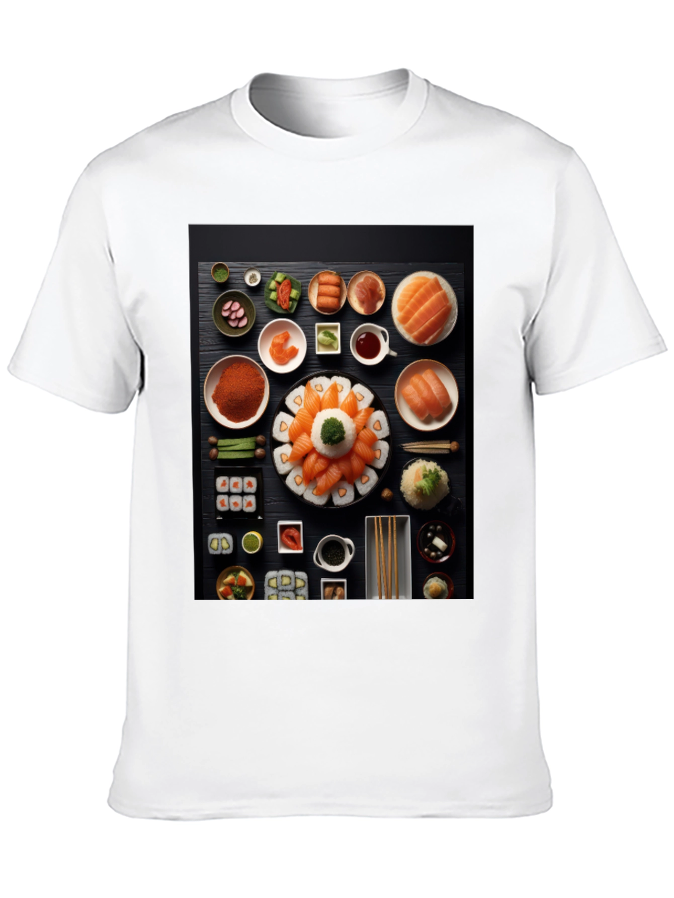 Sushi Lover Black T-Shirt