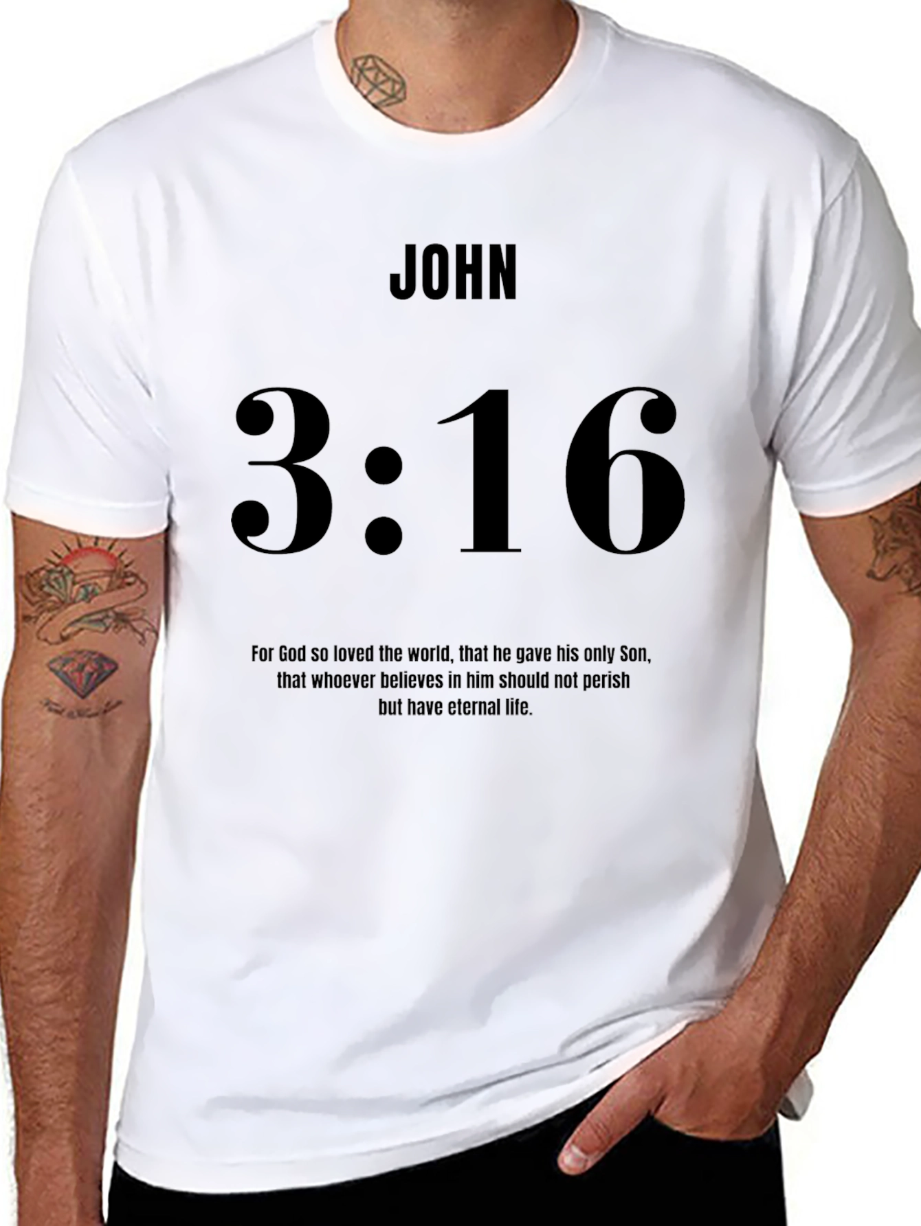 John 3:16 Christian T-Shirt