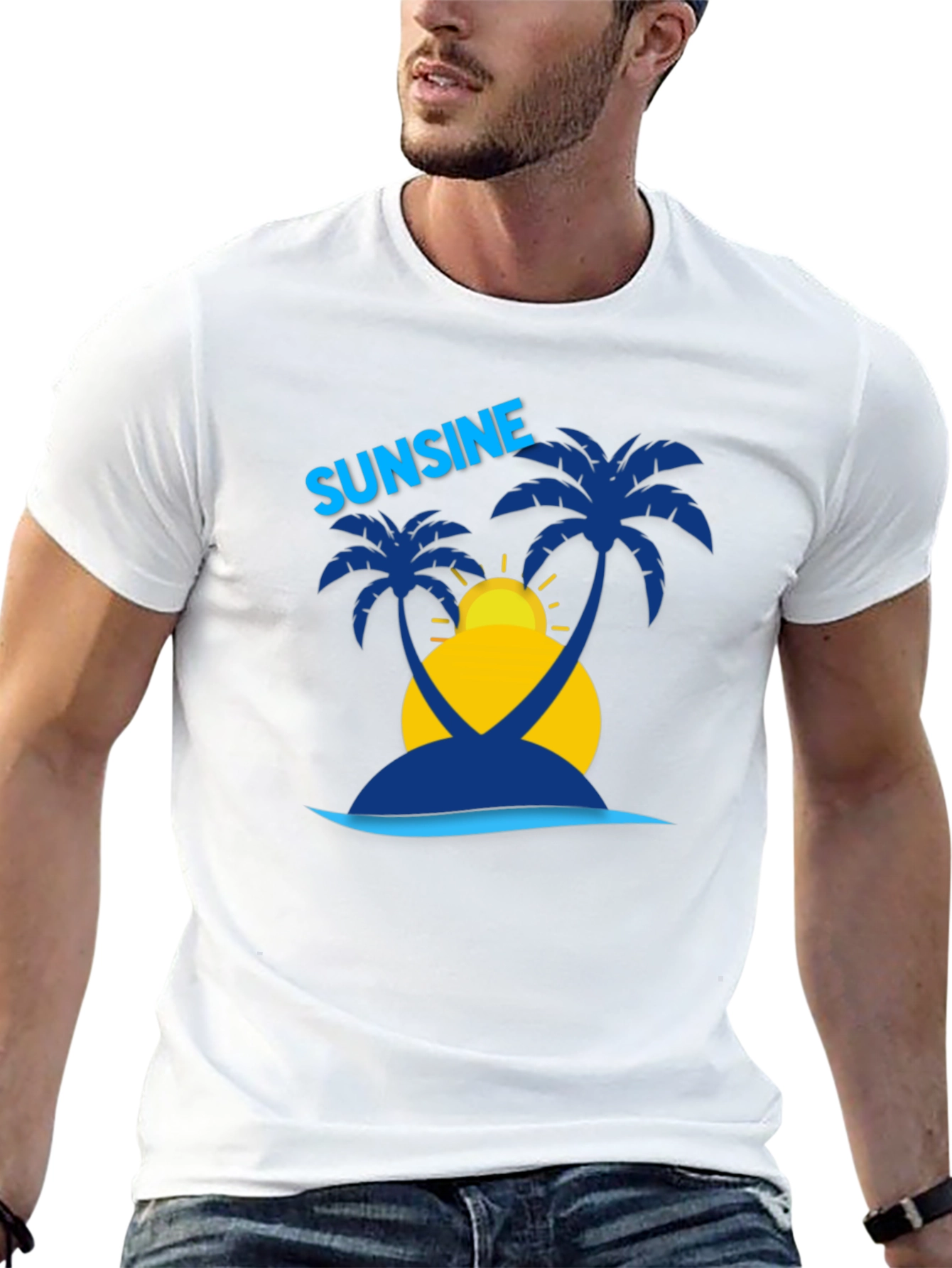 Sunshine Island Graphic T-Shirt - Tropical Vibe