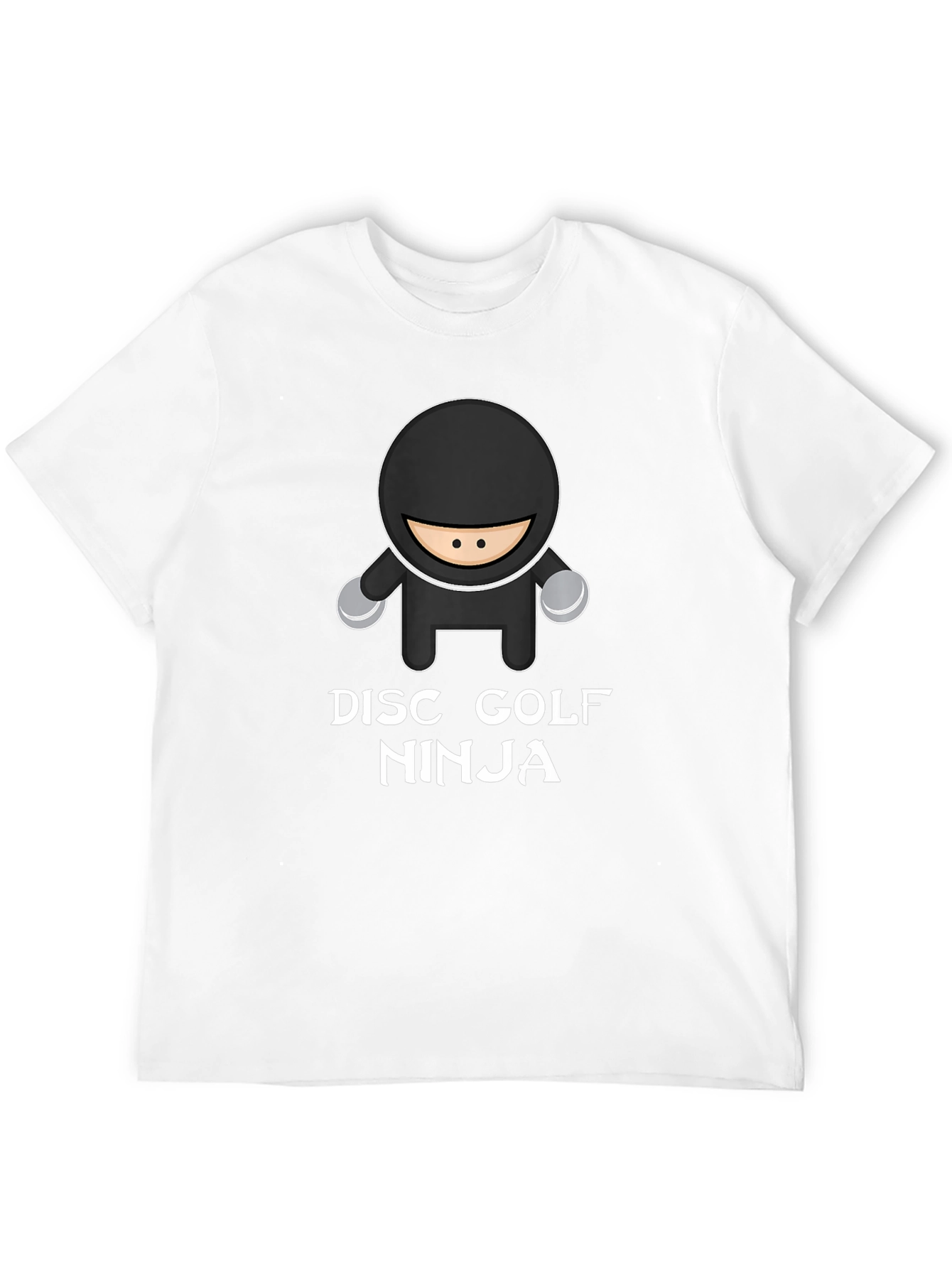 Disc Golf Ninja T-Shirt - Black Graphic Tee