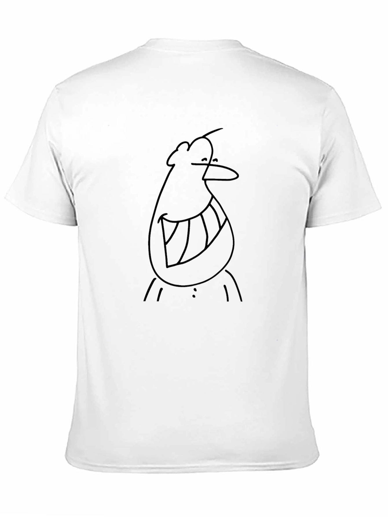 Black Cartoon Character T-Shirt