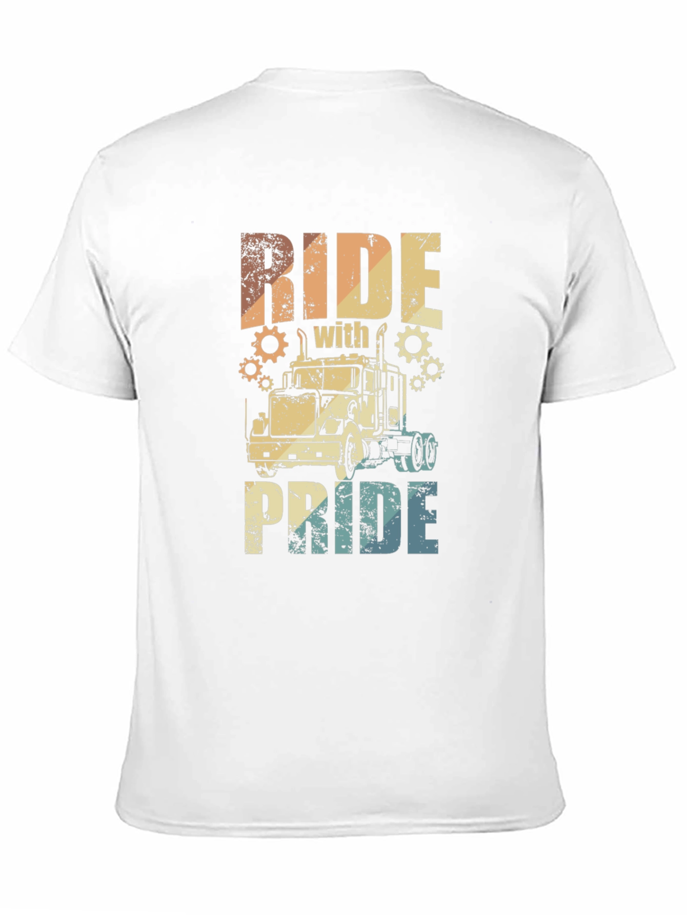 Ride With Pride Trucker T-Shirt