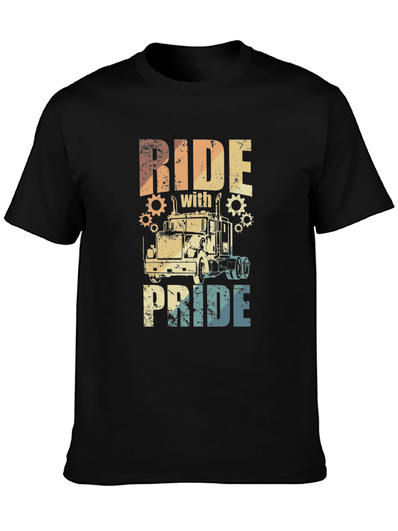 Ride With Pride Trucker T-Shirt
