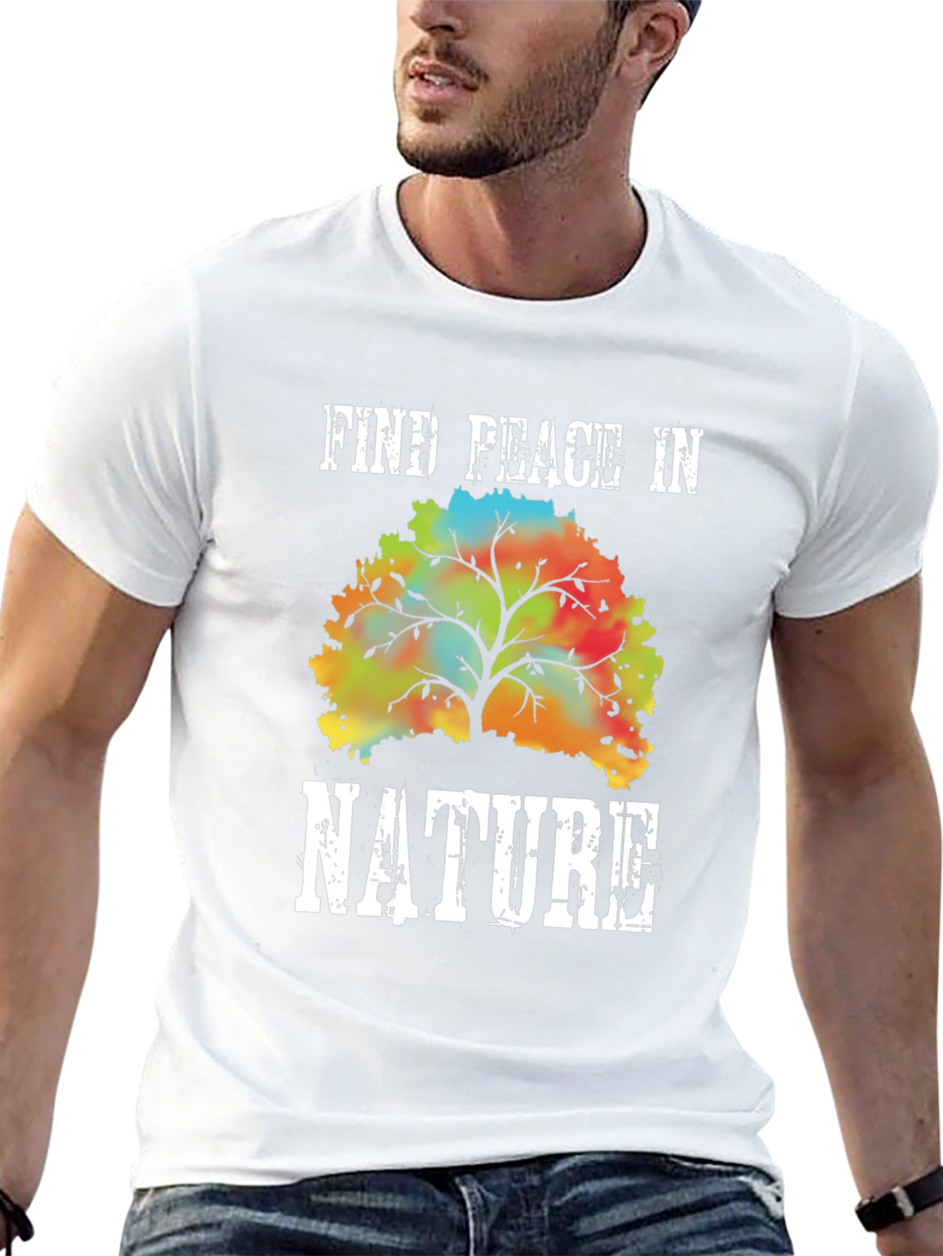 Find Peace in Nature Graphic Tee