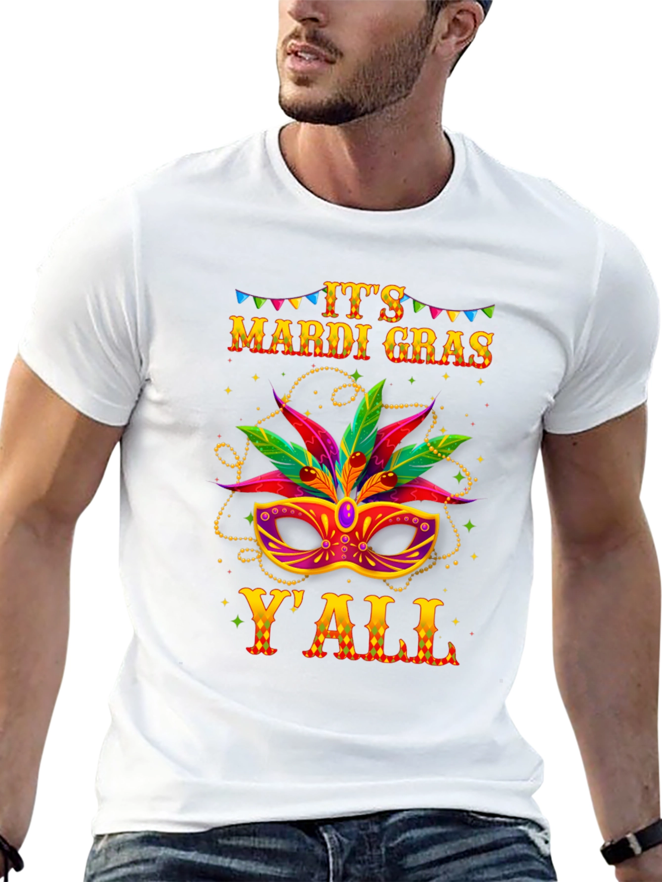 Mardi Gras T-Shirt: Its Mardi Gras Yall!