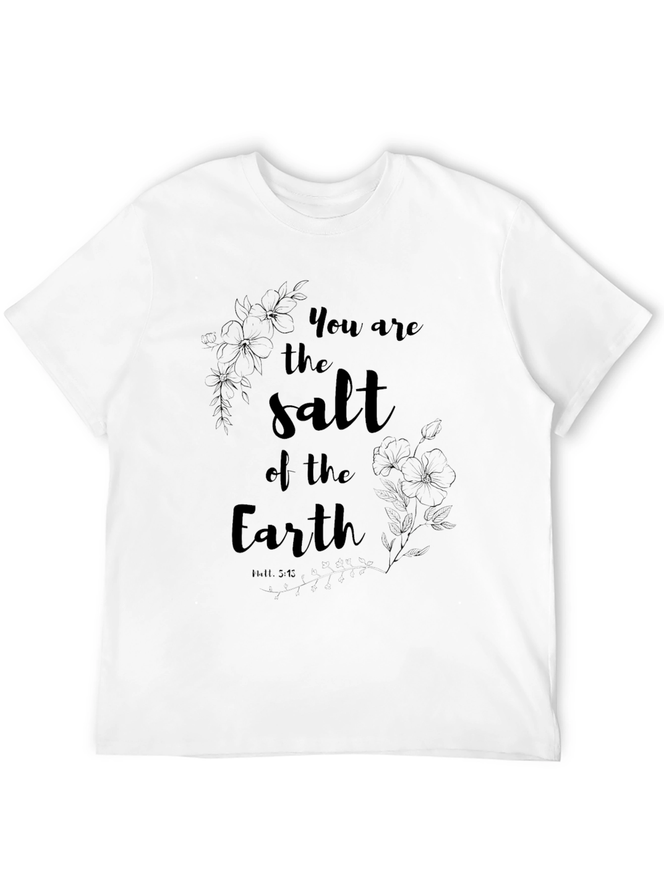 Salt of the Earth Black Graphic Tee