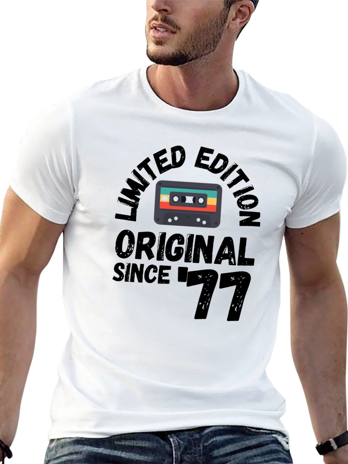 Limited Edition 1977 Original Retro Cassette Graphic T-Shirt