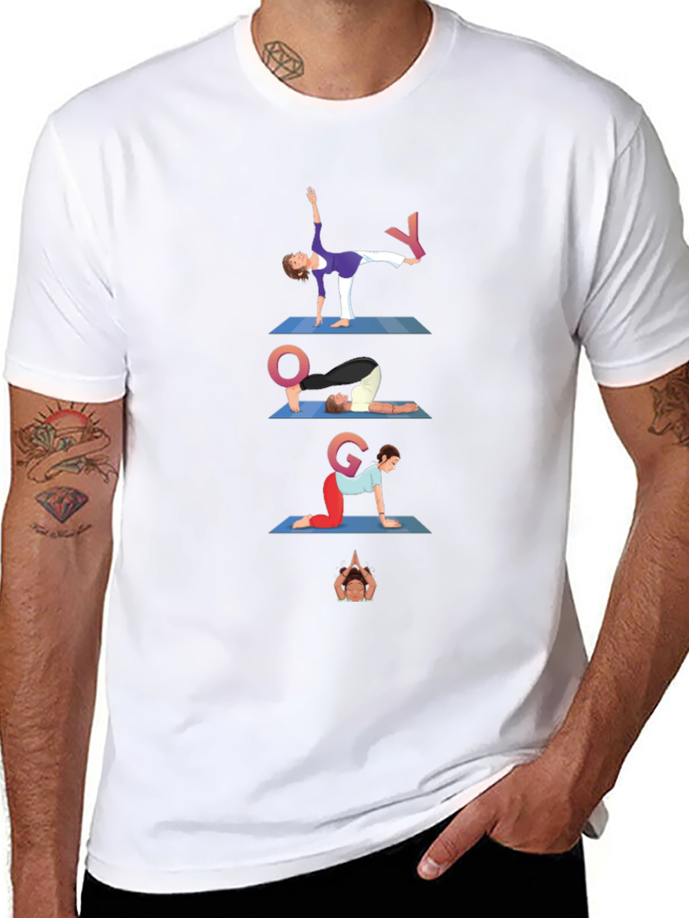 Yoga Pose Graphic Tee