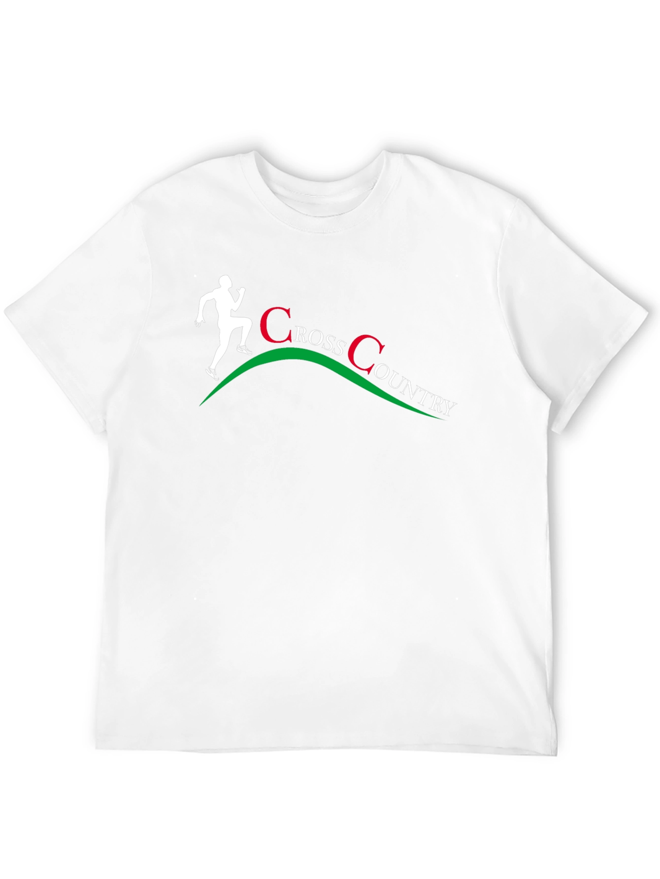 Cross Country Runner Graphic T-Shirt - Black