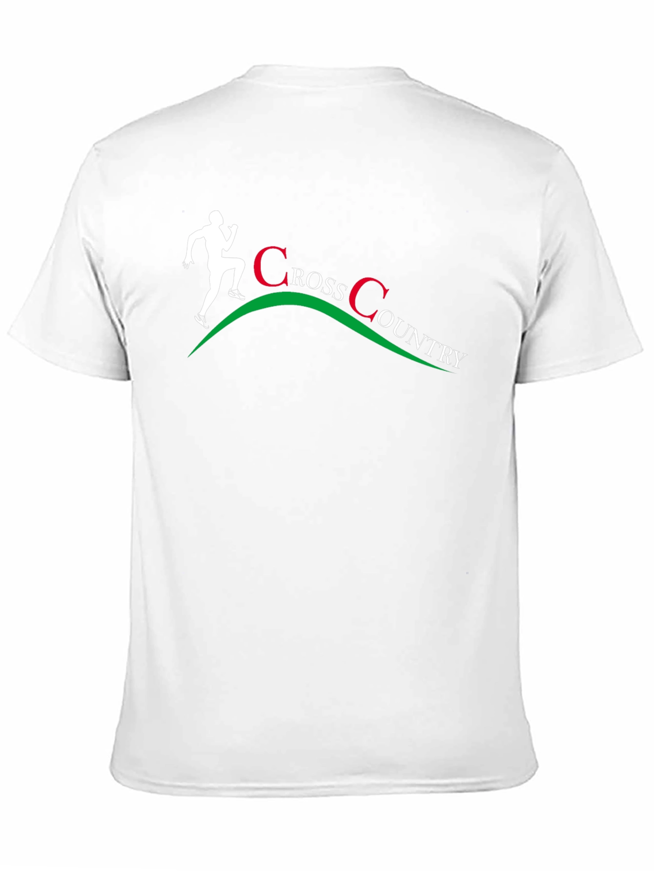 Cross Country Runner Graphic T-Shirt - Black