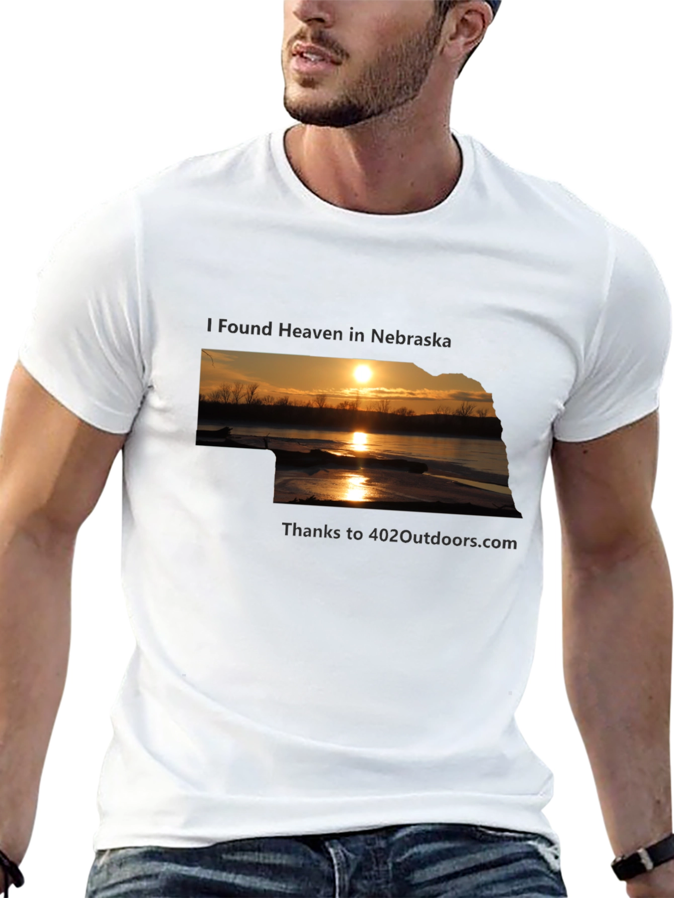 Nebraska Sunset Graphic Tee
