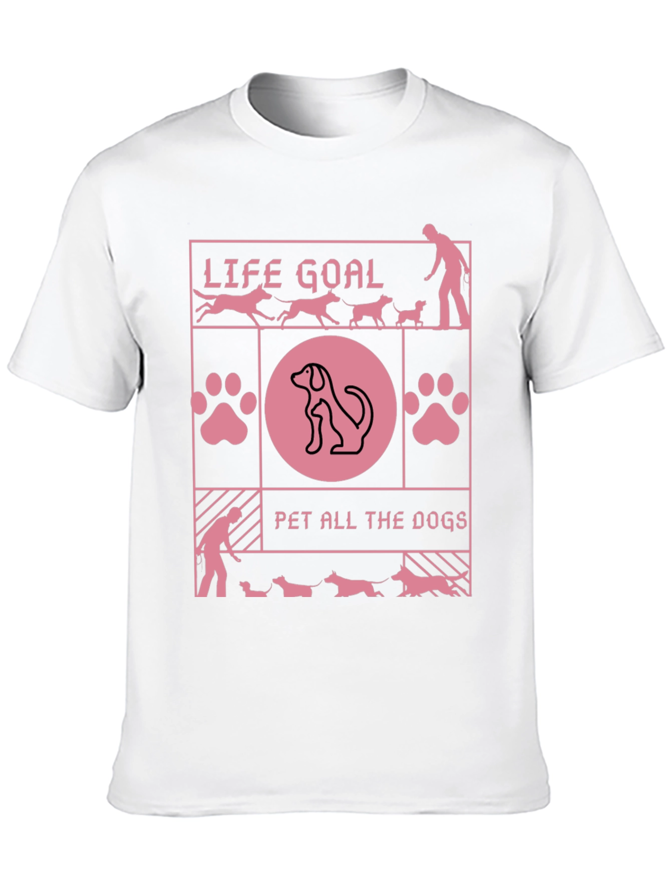 Life Goal: Pet All The Dogs T-Shirt