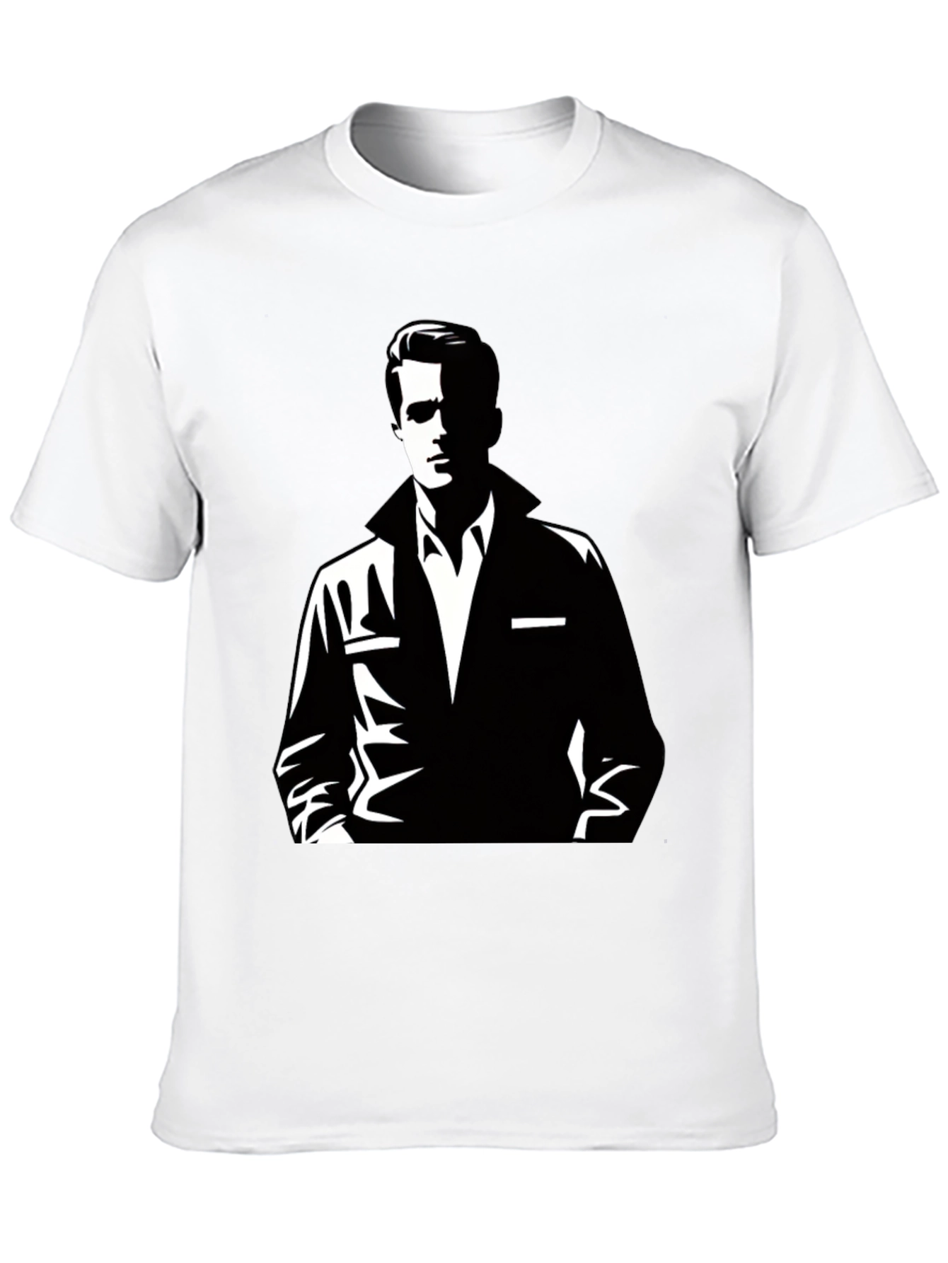 Retro Graphic Tee - Black