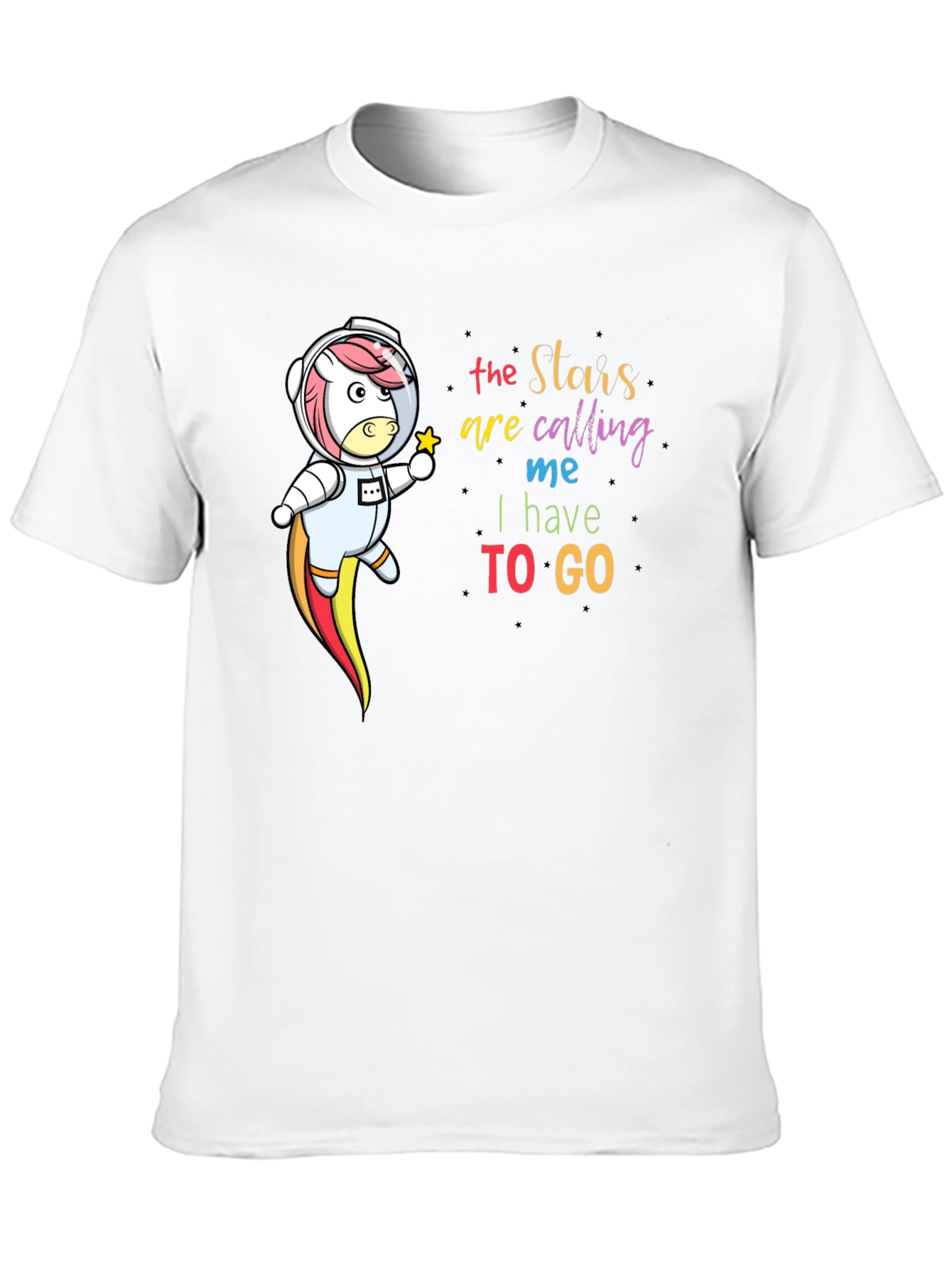 Stars Calling Space Unicorn T-Shirt