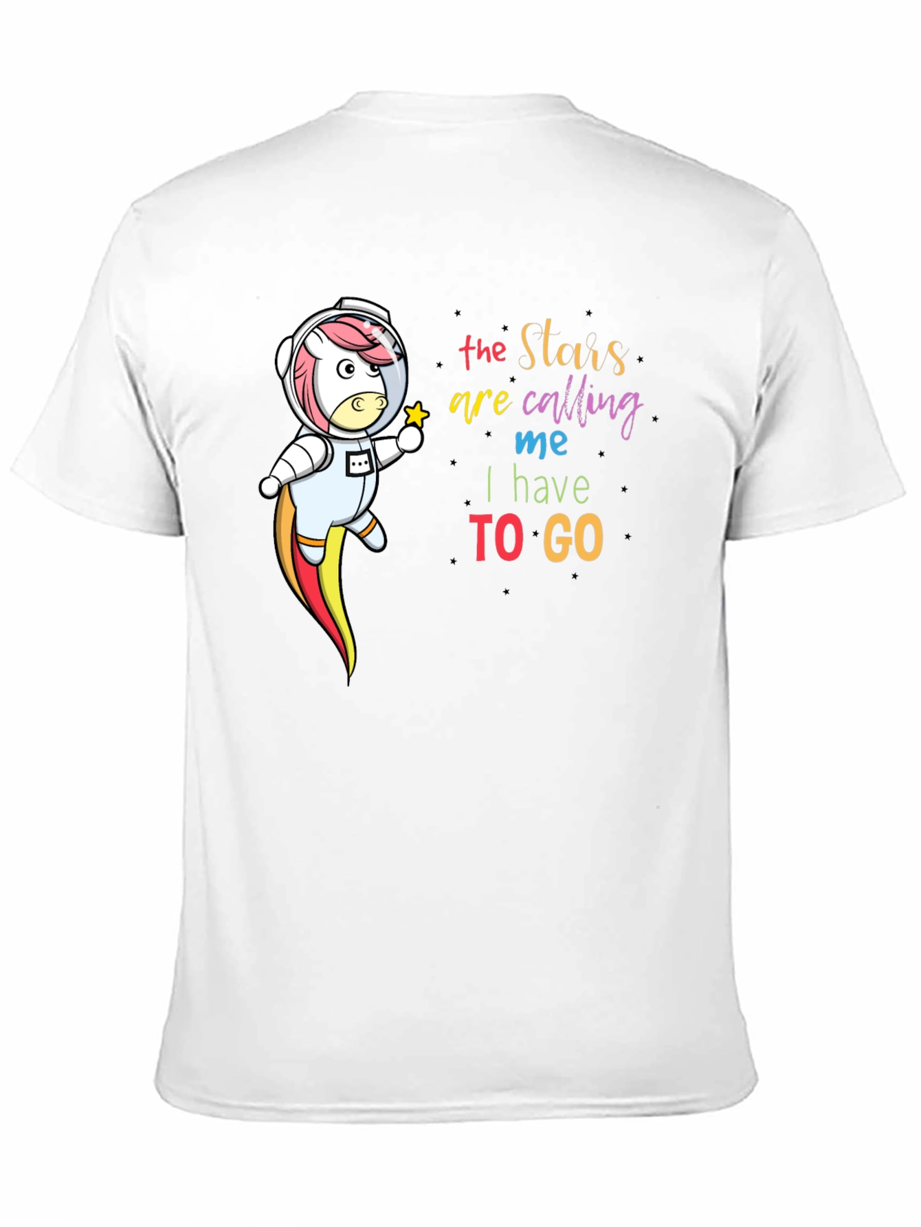 Stars Calling Space Unicorn T-Shirt