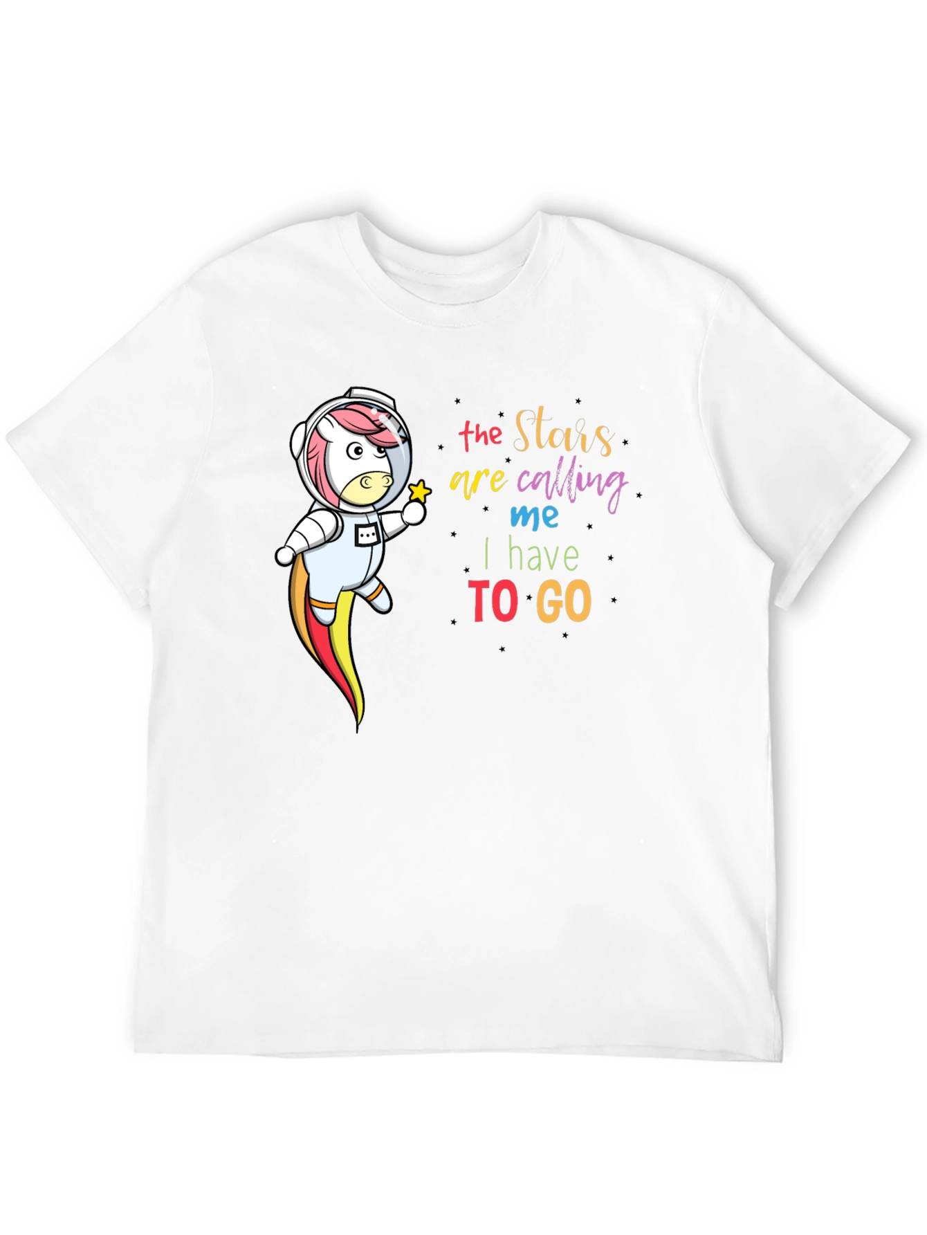 Stars Calling Space Unicorn T-Shirt