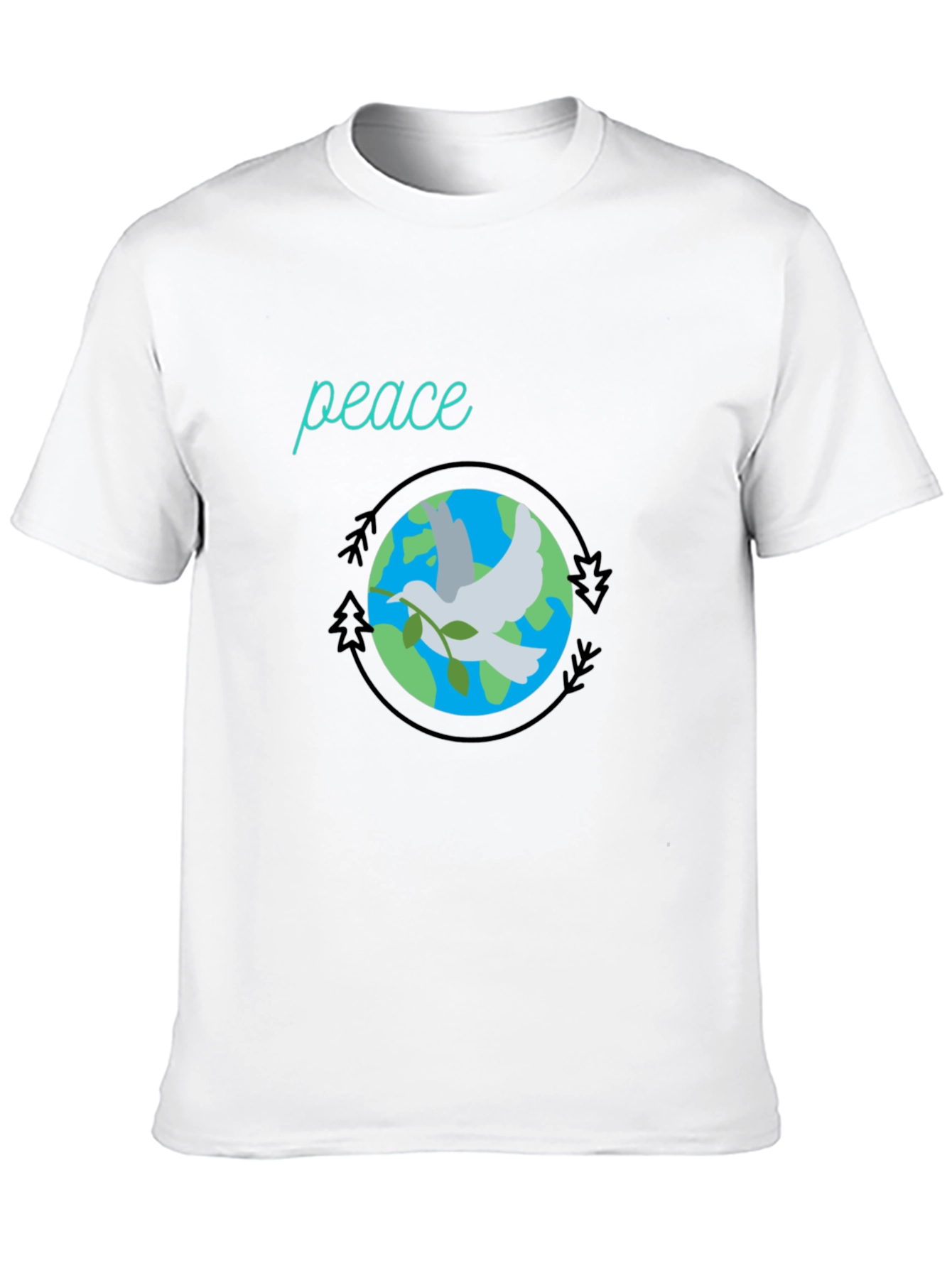 Peace Dove Graphic Tee - Earth Harmony Design