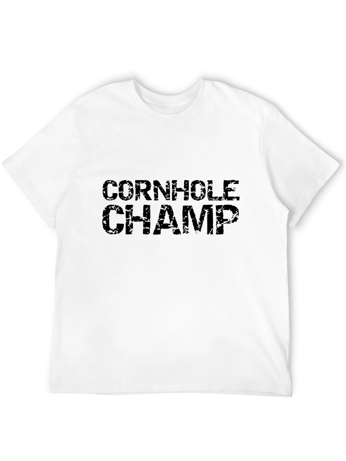 Cornhole Champ Black T-Shirt