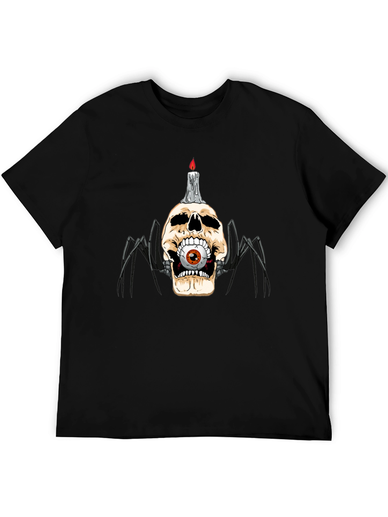Skull Candle Spider Black T-Shirt