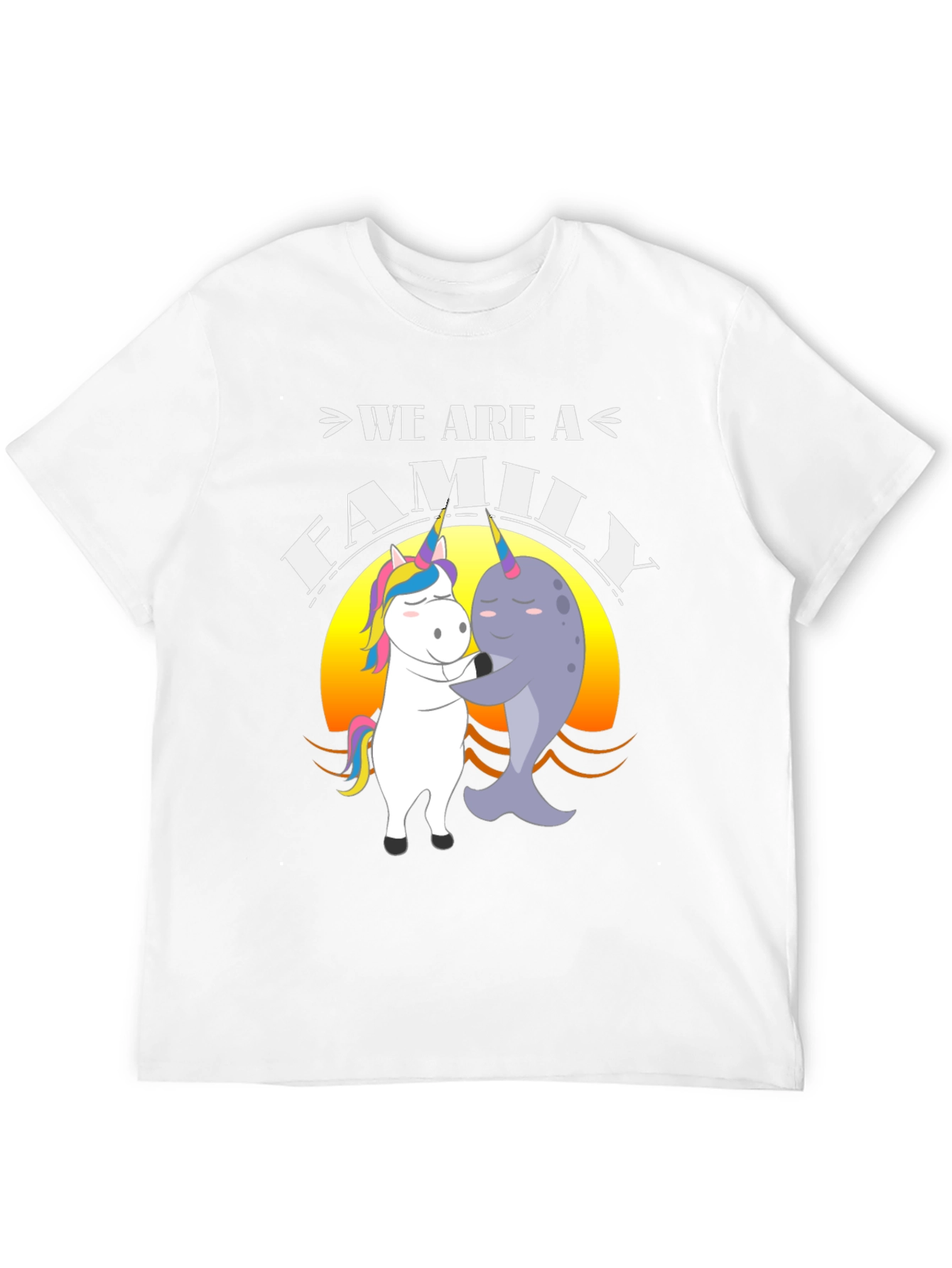 Unicorn Narwhal Family T-Shirt