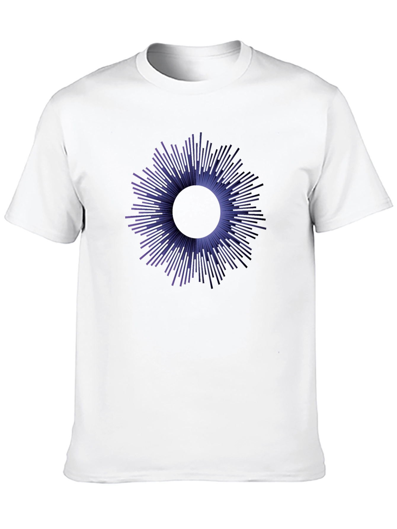 Abstract Burst Graphic Tee - Modern Style Soft Cotton