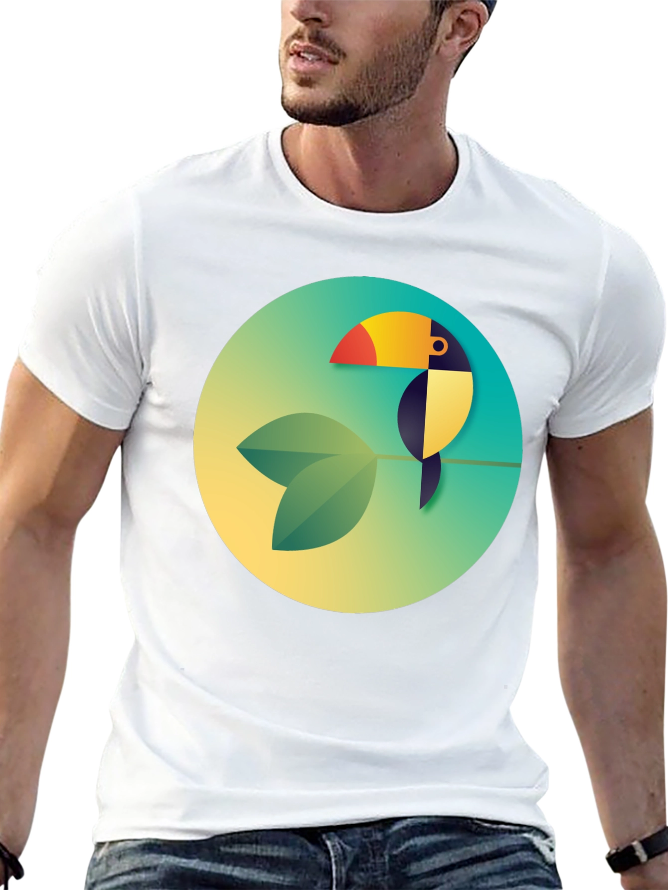 Toucan Graphic Tee - Black