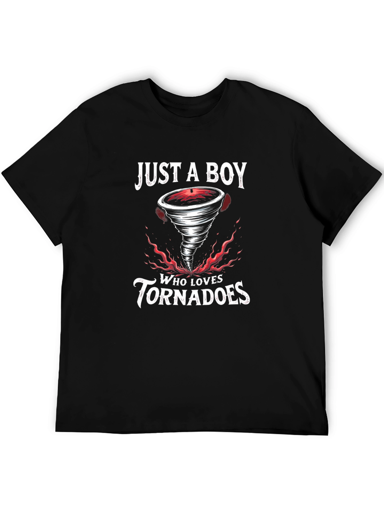Just A Boy Who Loves Tornadoes T-Shirt