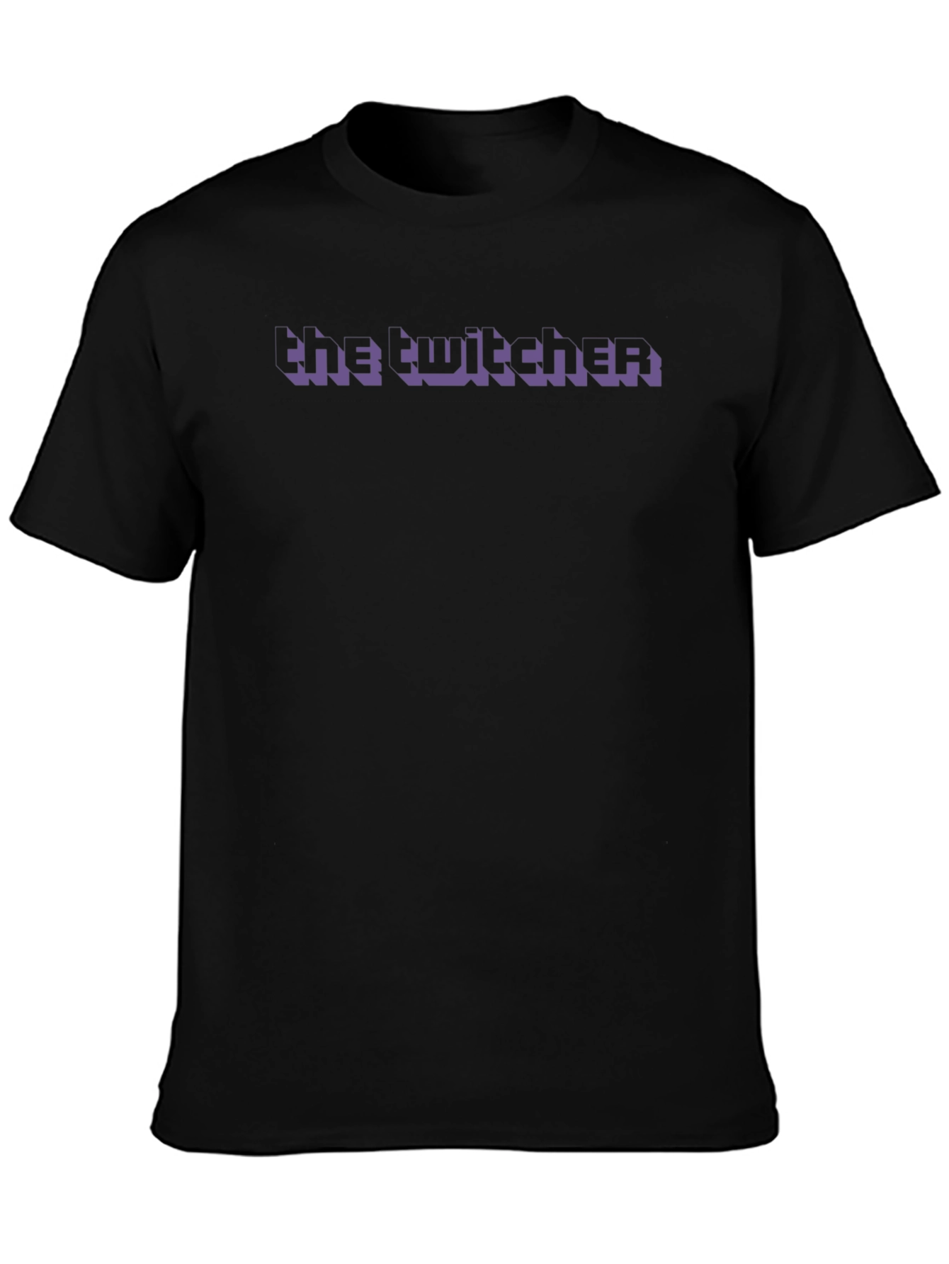 The Twitcher Black Graphic Tee