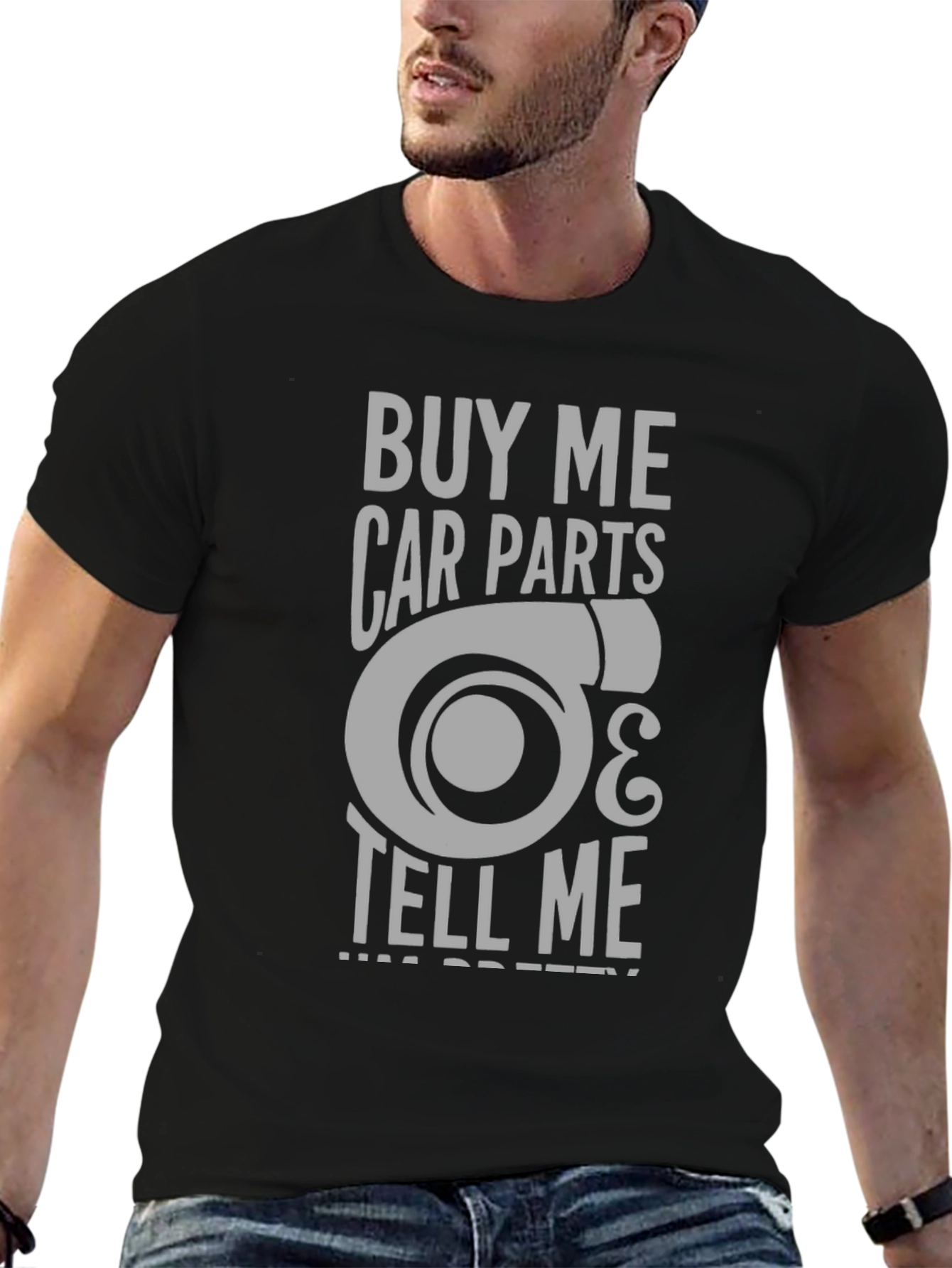 Buy Me Car Parts T-Shirt - Turbo Design