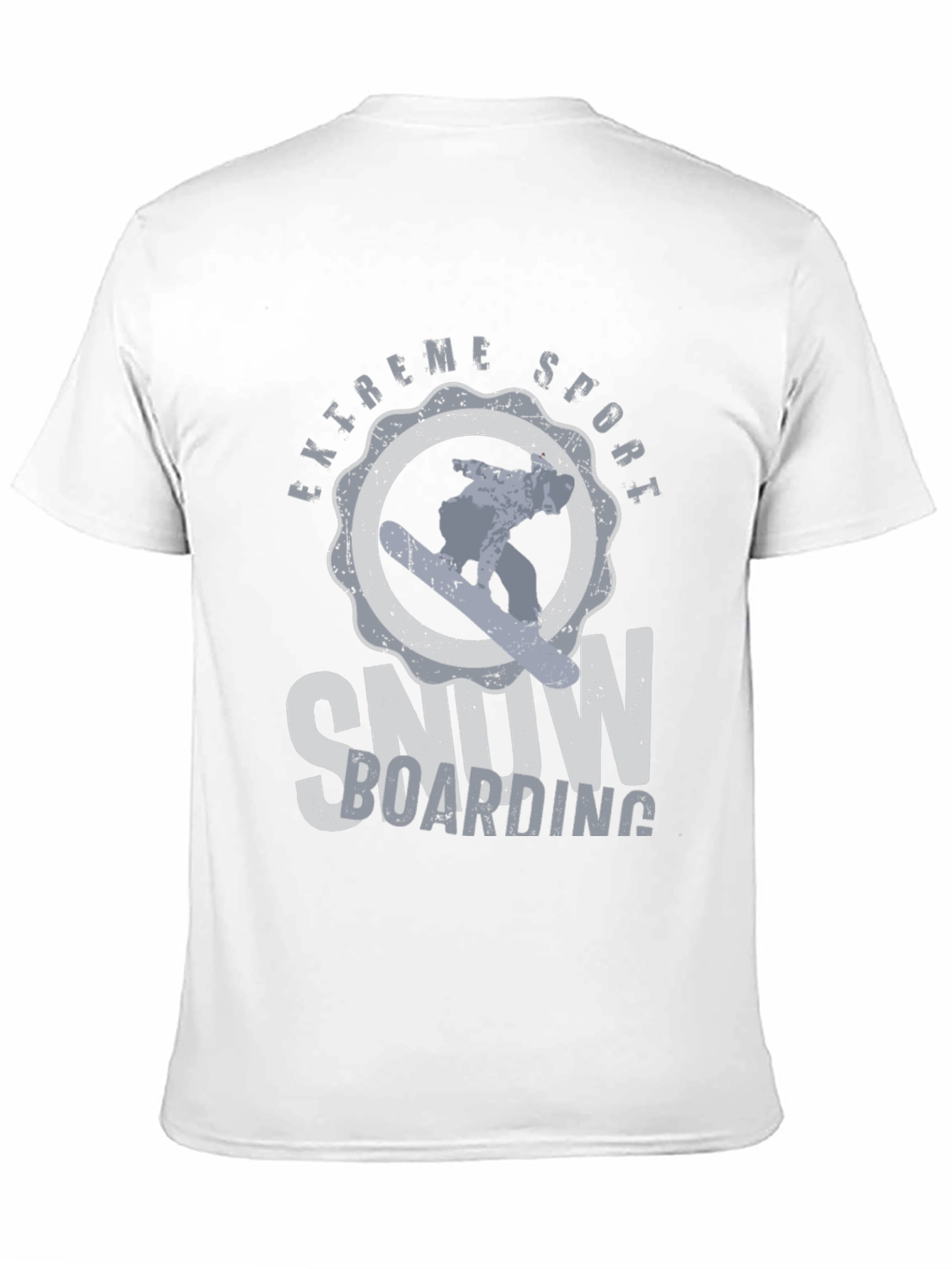 Extreme Sports Snowboarding T-Shirt - Black