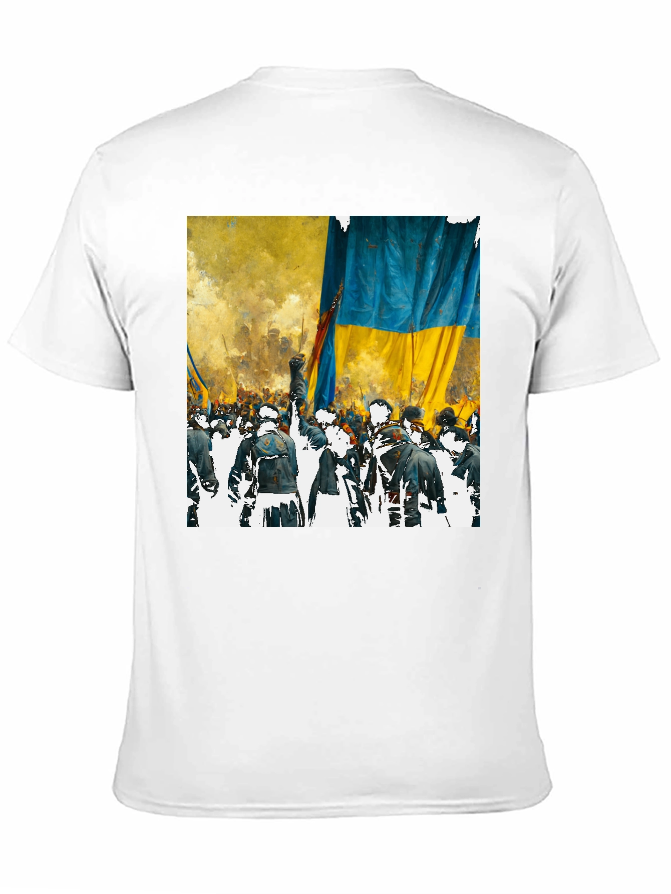 Ukraine Flag Protest Graphic Tee