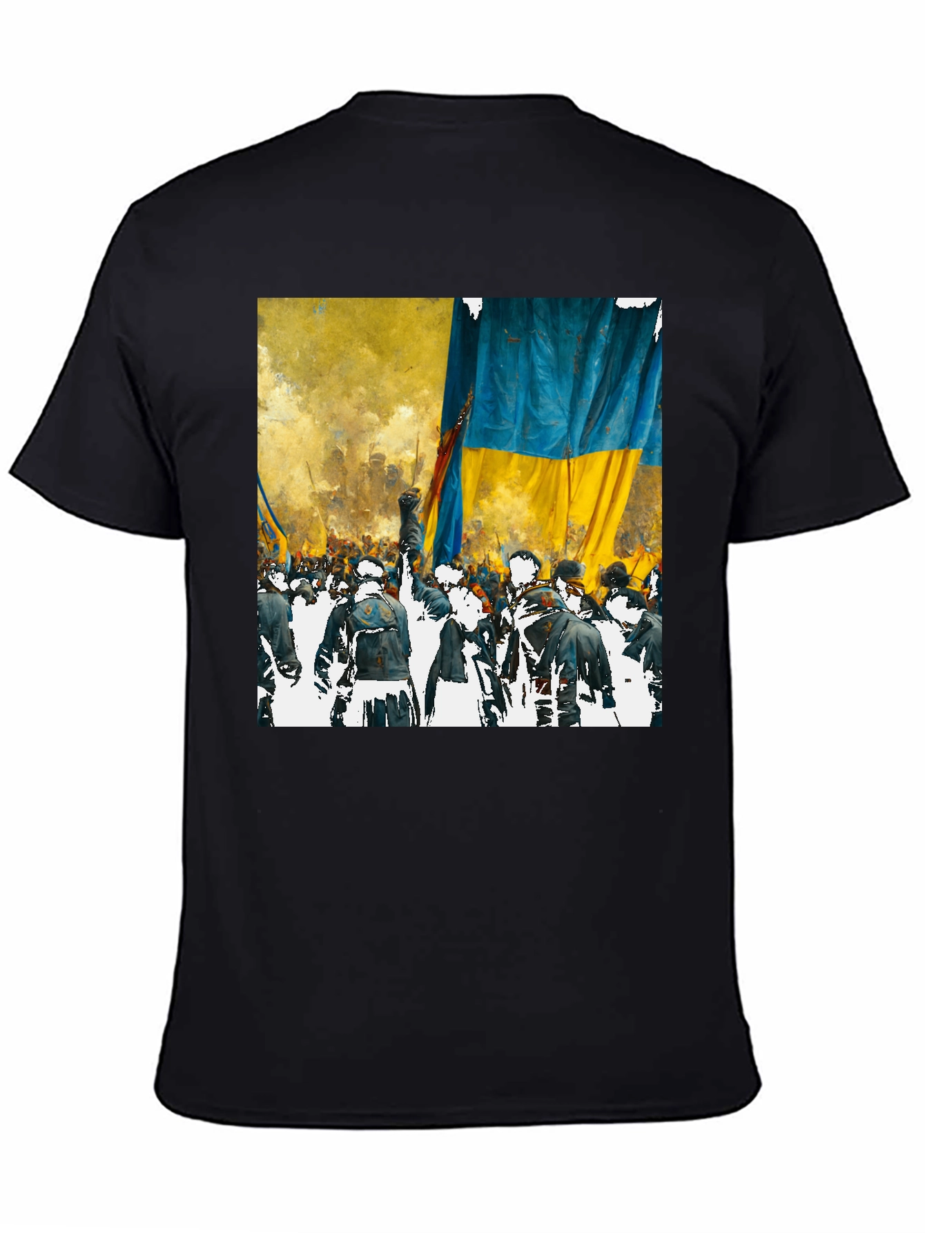 Ukraine Flag Protest Graphic Tee