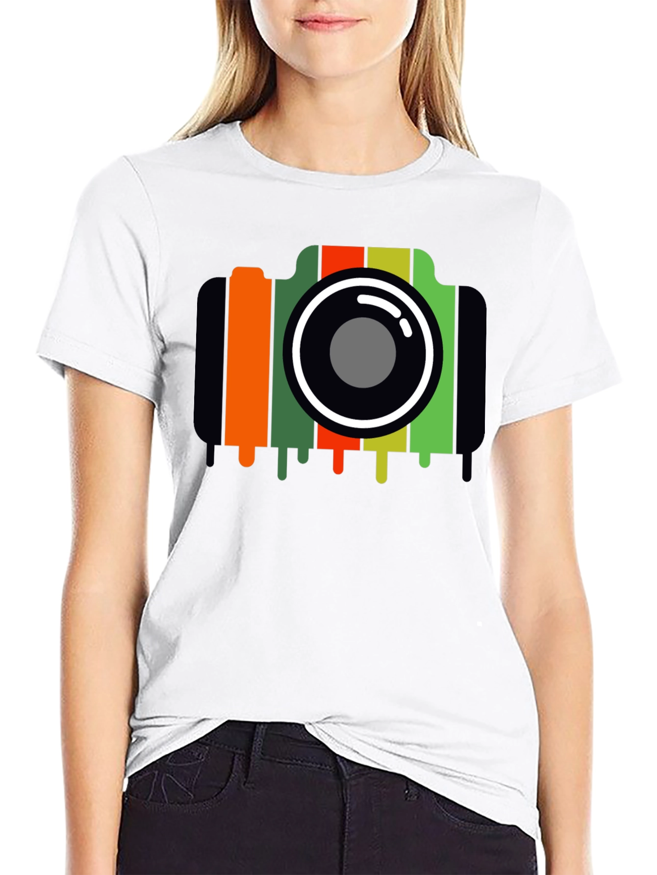Retro Camera Graphic T-Shirt