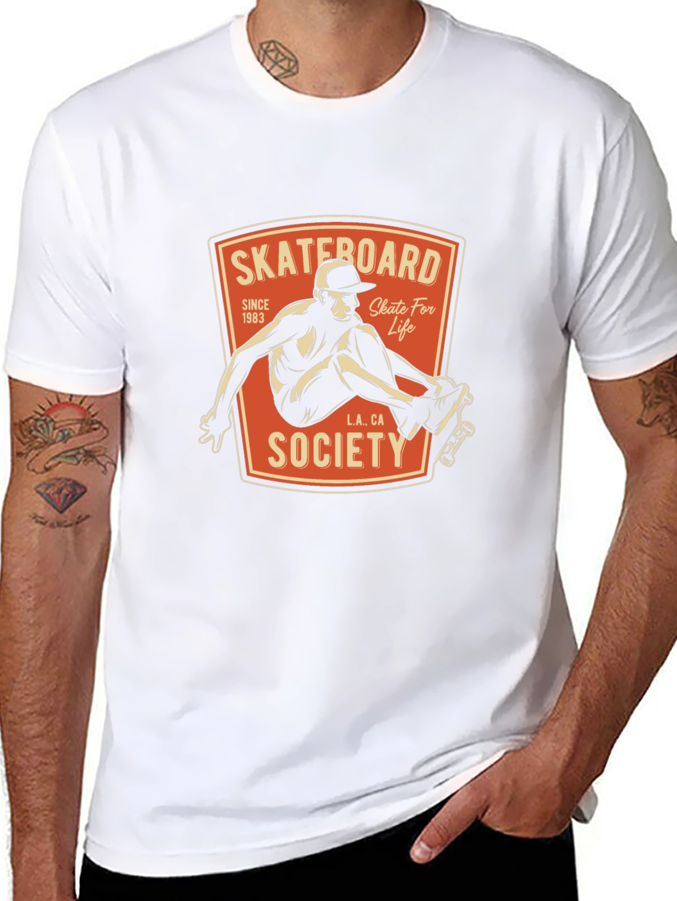 Skateboard Society Graphic Tee