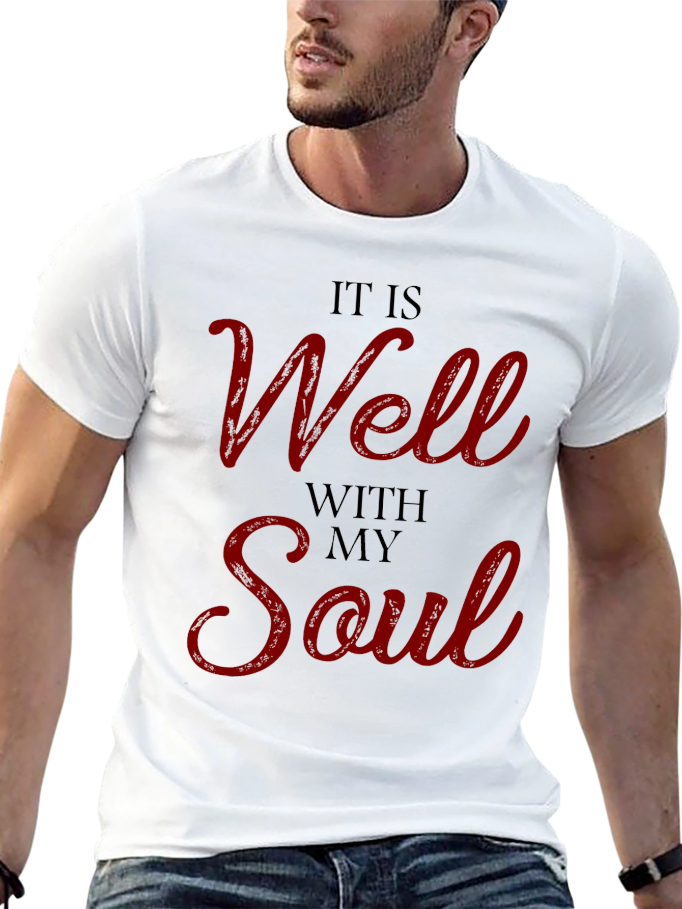 It Is Well With My Soul T-Shirt - Black