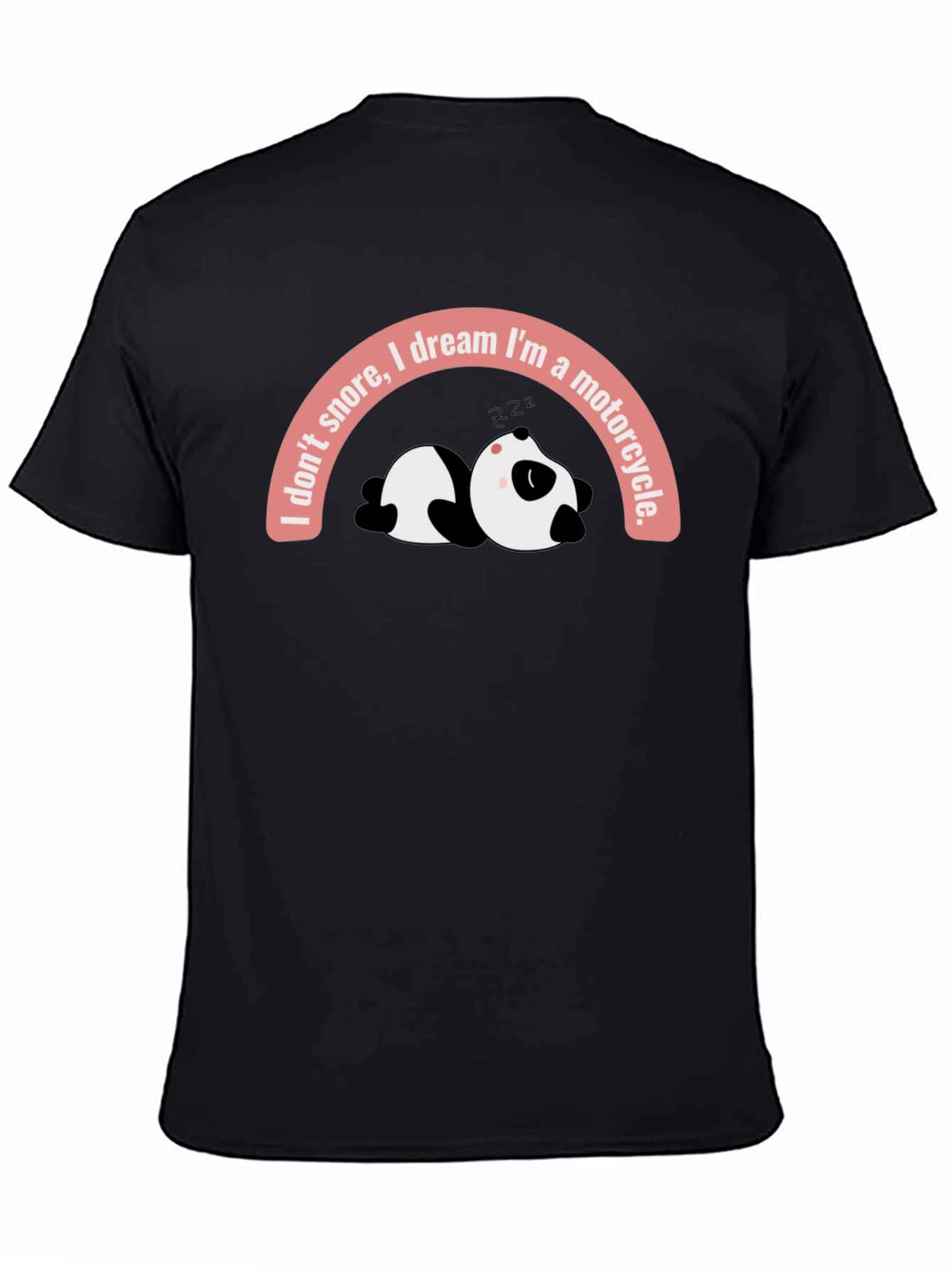 Dreaming Motorcycle Panda T-Shirt