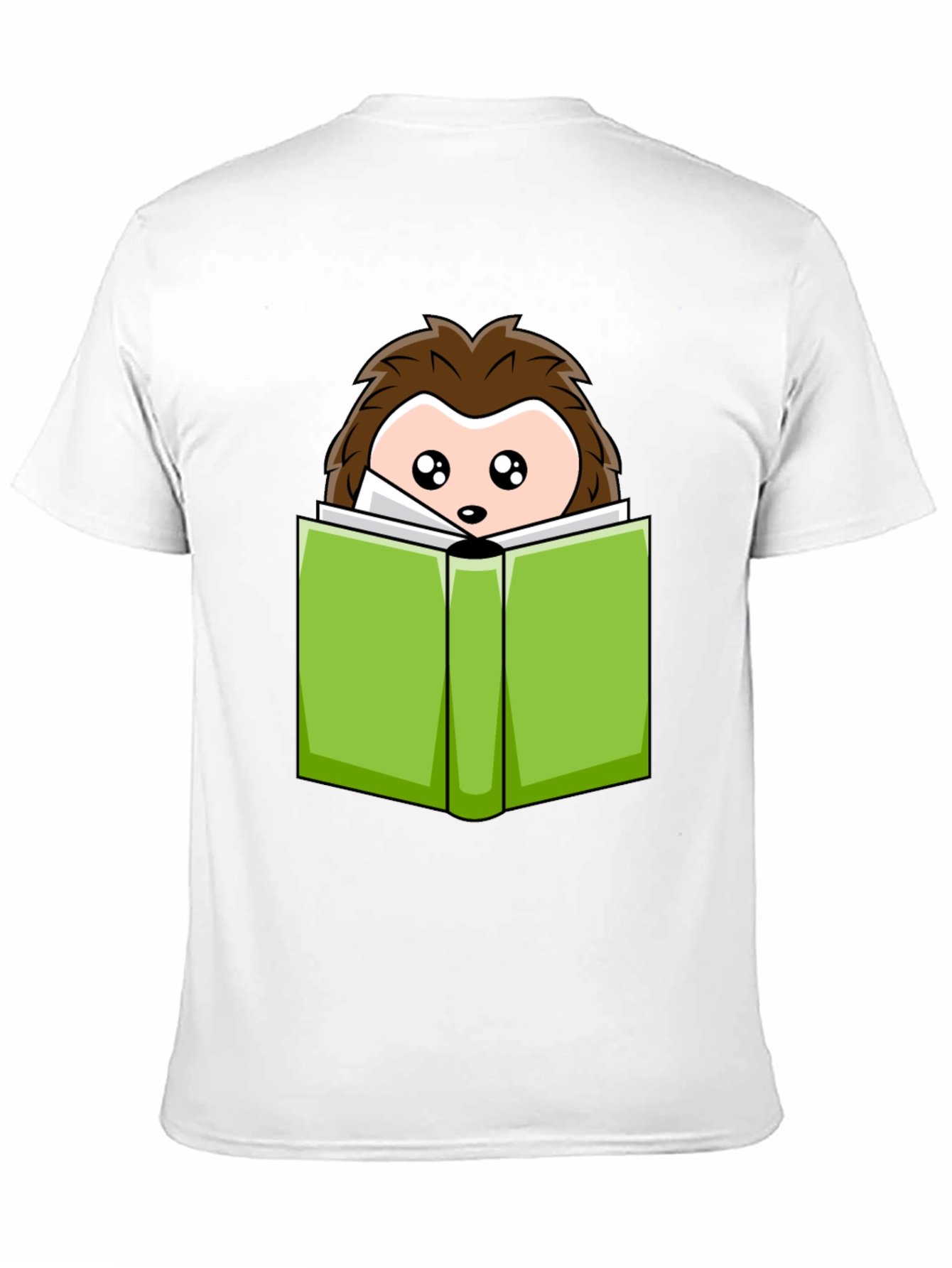 Cute Hedgehog Reading T-Shirt