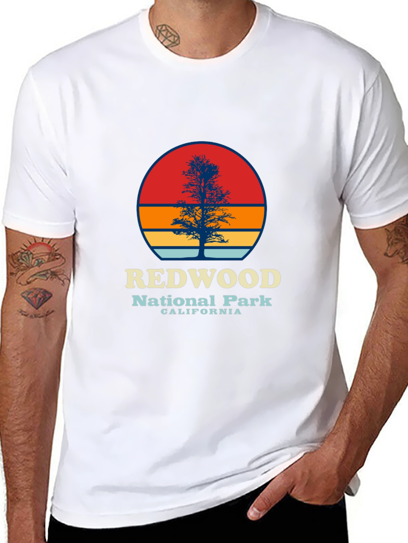 Redwood National Park Retro T-Shirt